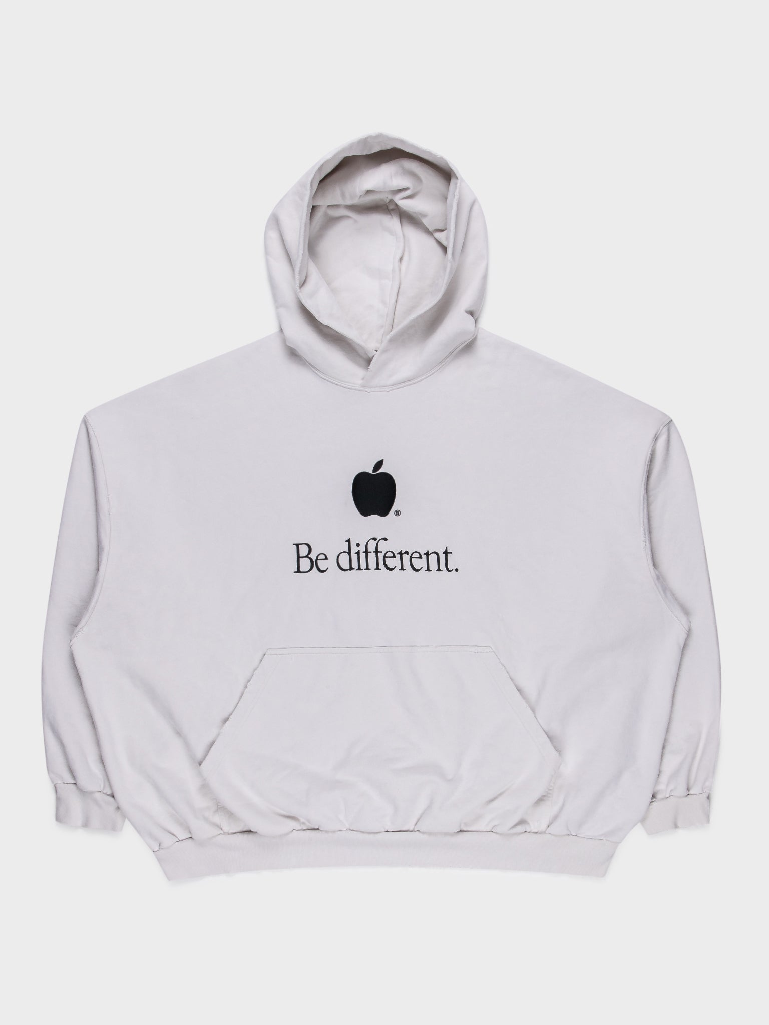 Buy Balenciaga 'Be Different' Oversized Hoodie Online at Groupie