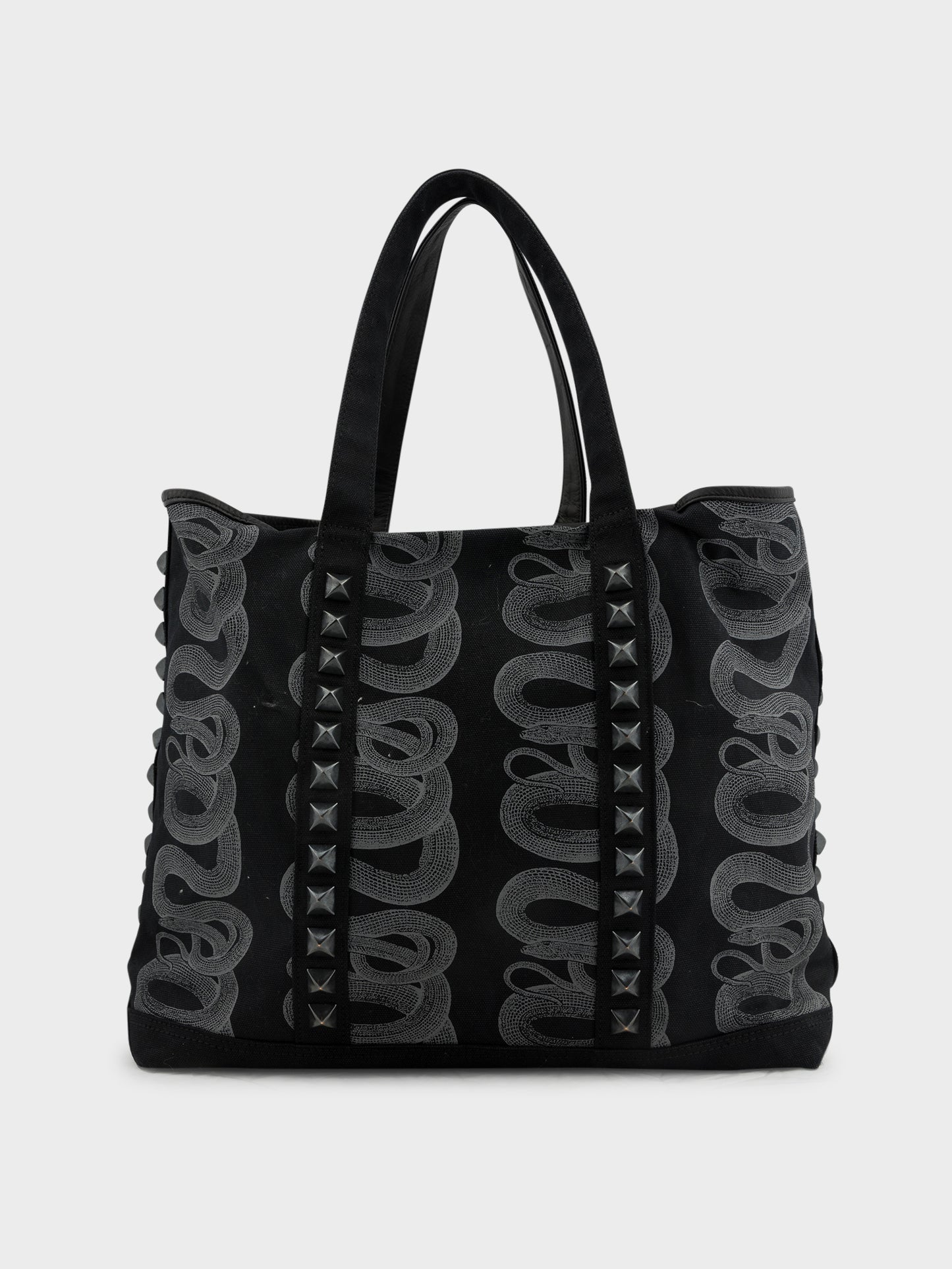 Studded Snake Tote Bag
