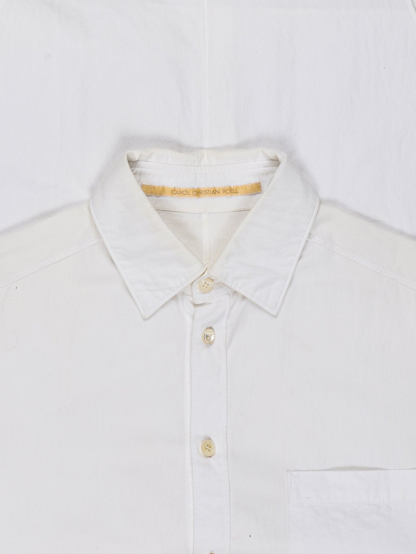 Button Flap Dress Shirt