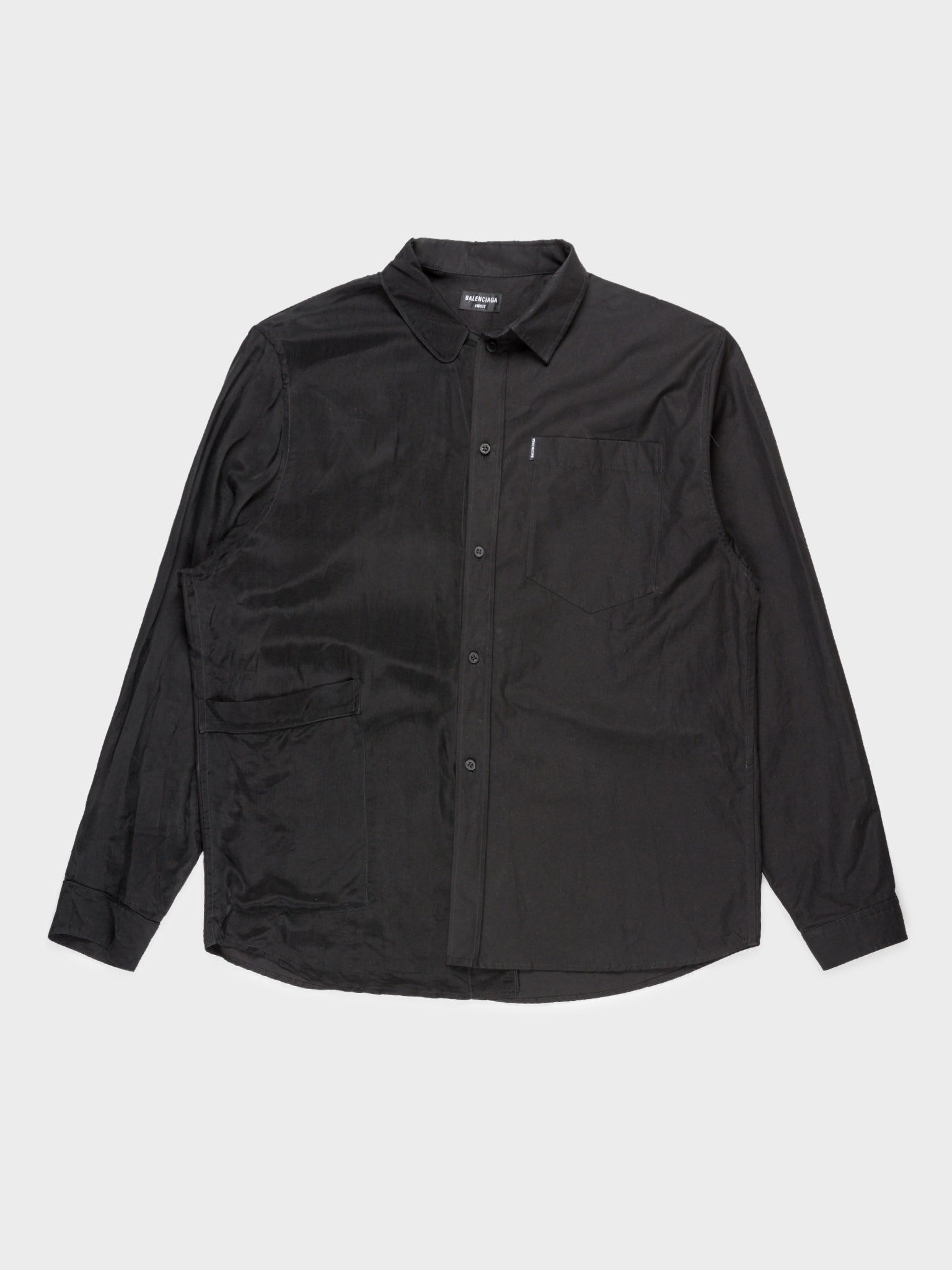 Buy Balenciaga Hybrid Oversized Button Up Shirt Online at Groupie