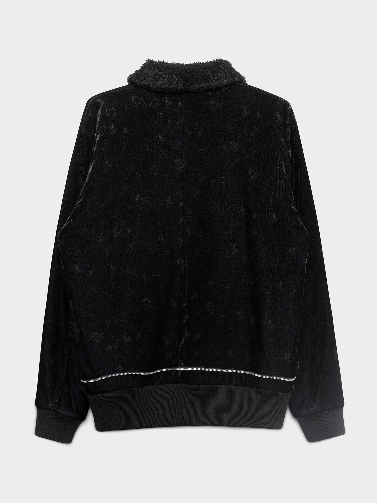 Witches Cell Division Velour & Fur Bear Jacket
