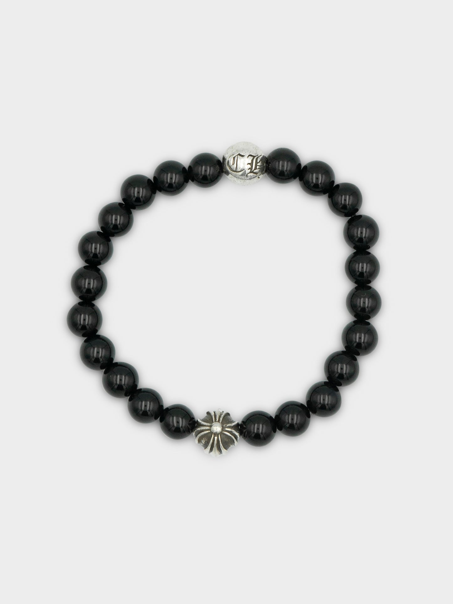 Black Bead Bracelet