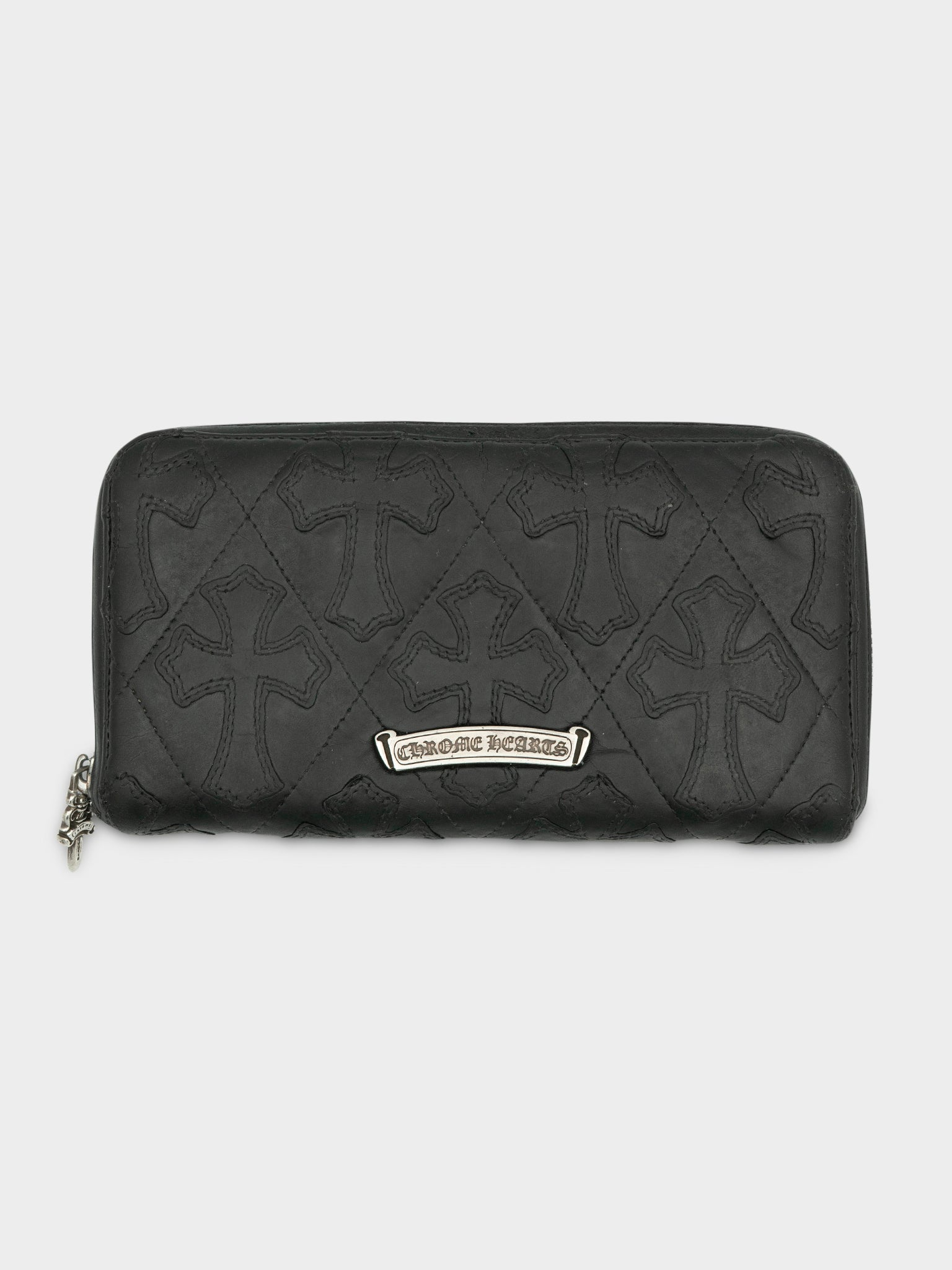 【正規品】Chrome Hearts REC F ZIP PLANE BLK Chrome Hearts: Patch Quilted Rec F Zip Wallet | Groupie