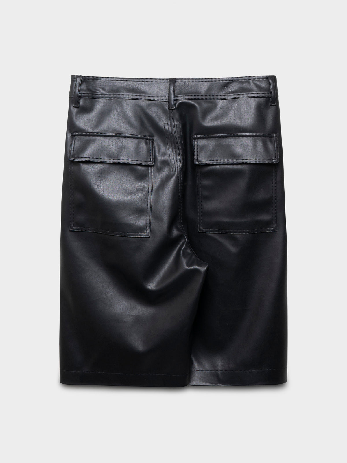 Vegan Leather Shorts