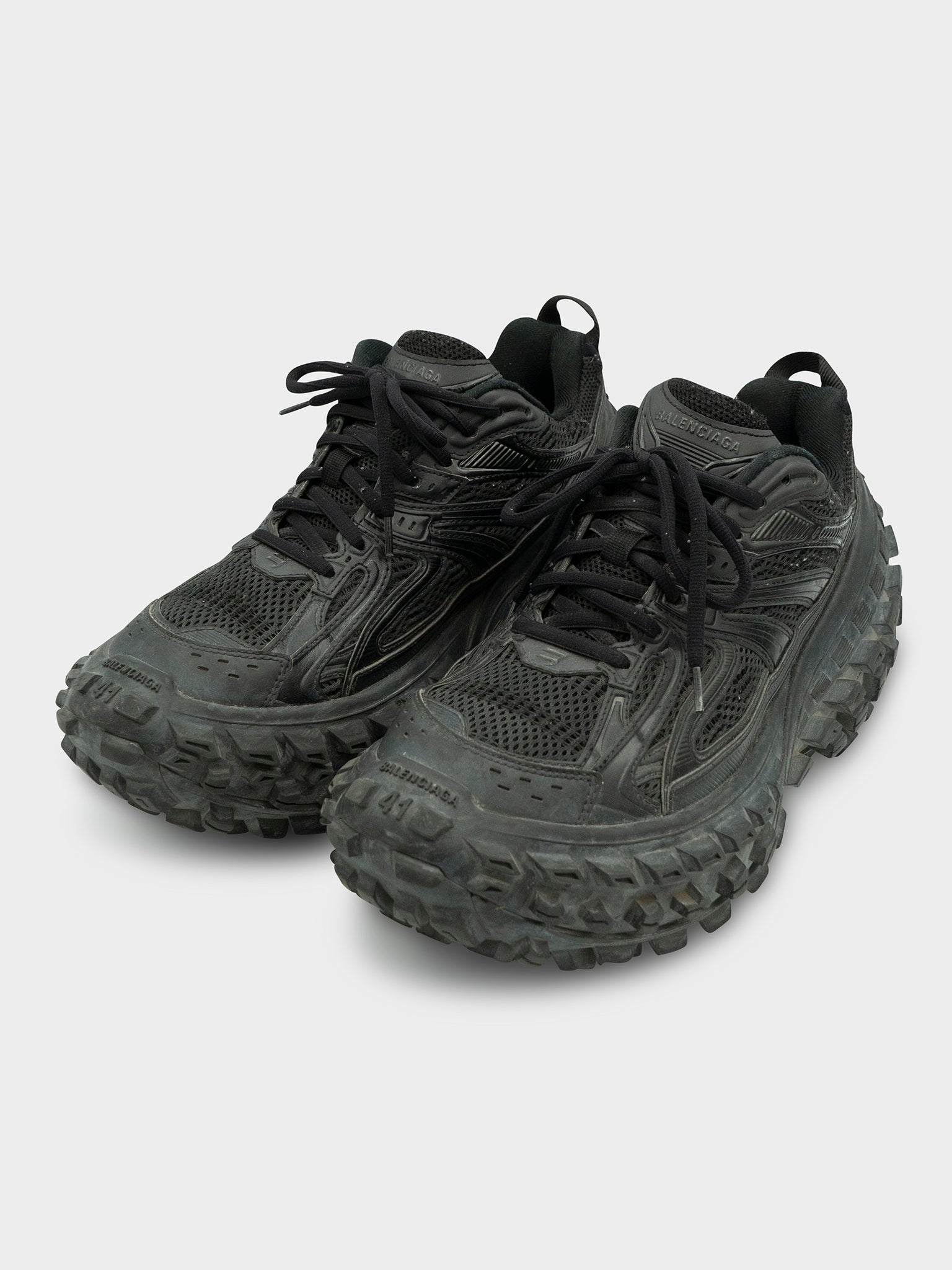 Balenciaga: Black Bouncer Sneakers | Groupie