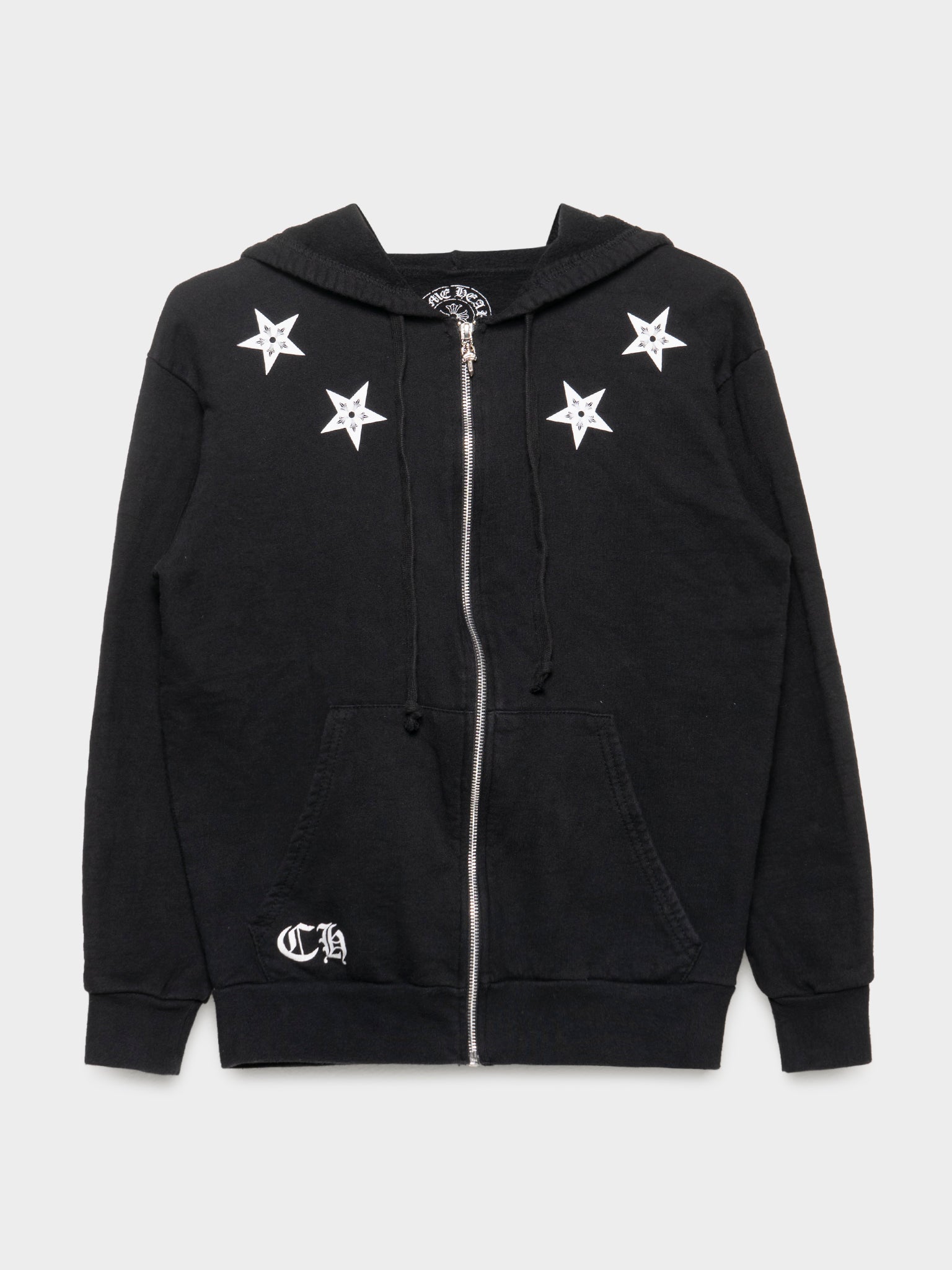 CHROME HEARTS クロムハーブラック パーカー 星 Chrome Hearts: Star Zip-up Hoodie | Groupie