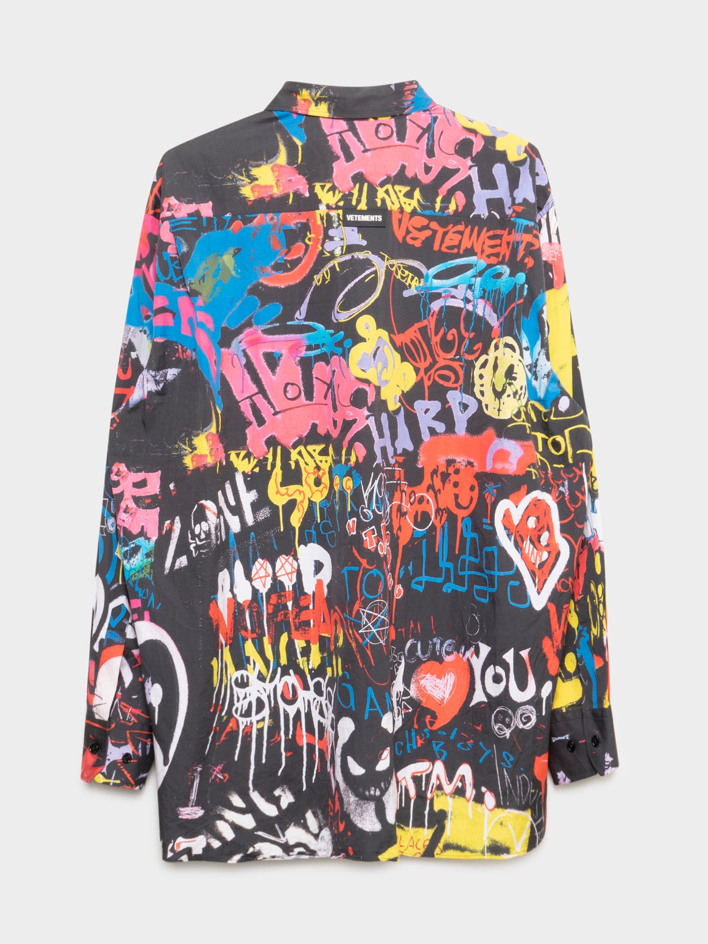 Graffiti Button-Up Shirt