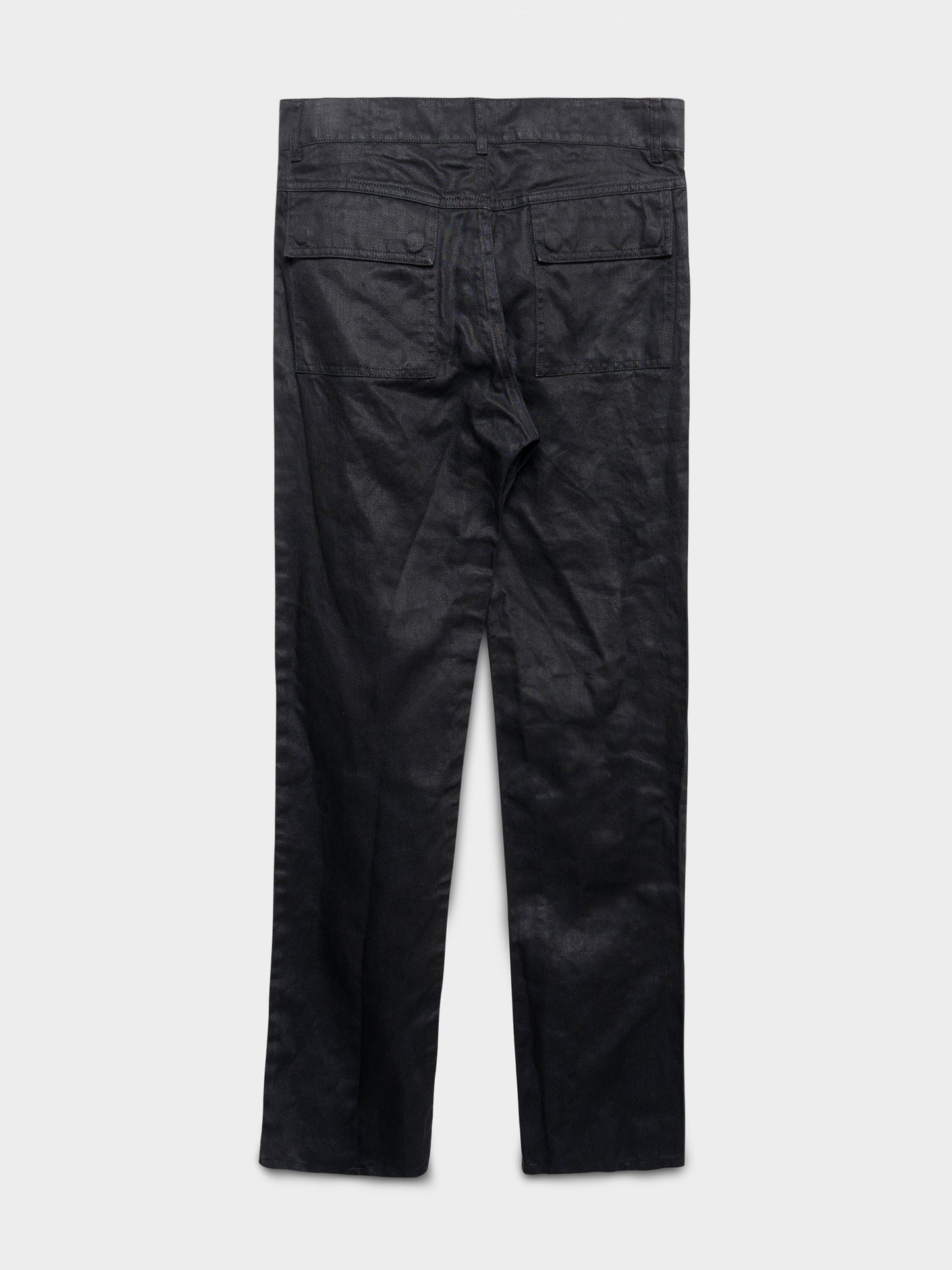 'Hollywood' SS24 Linen Jeans Rick Owens