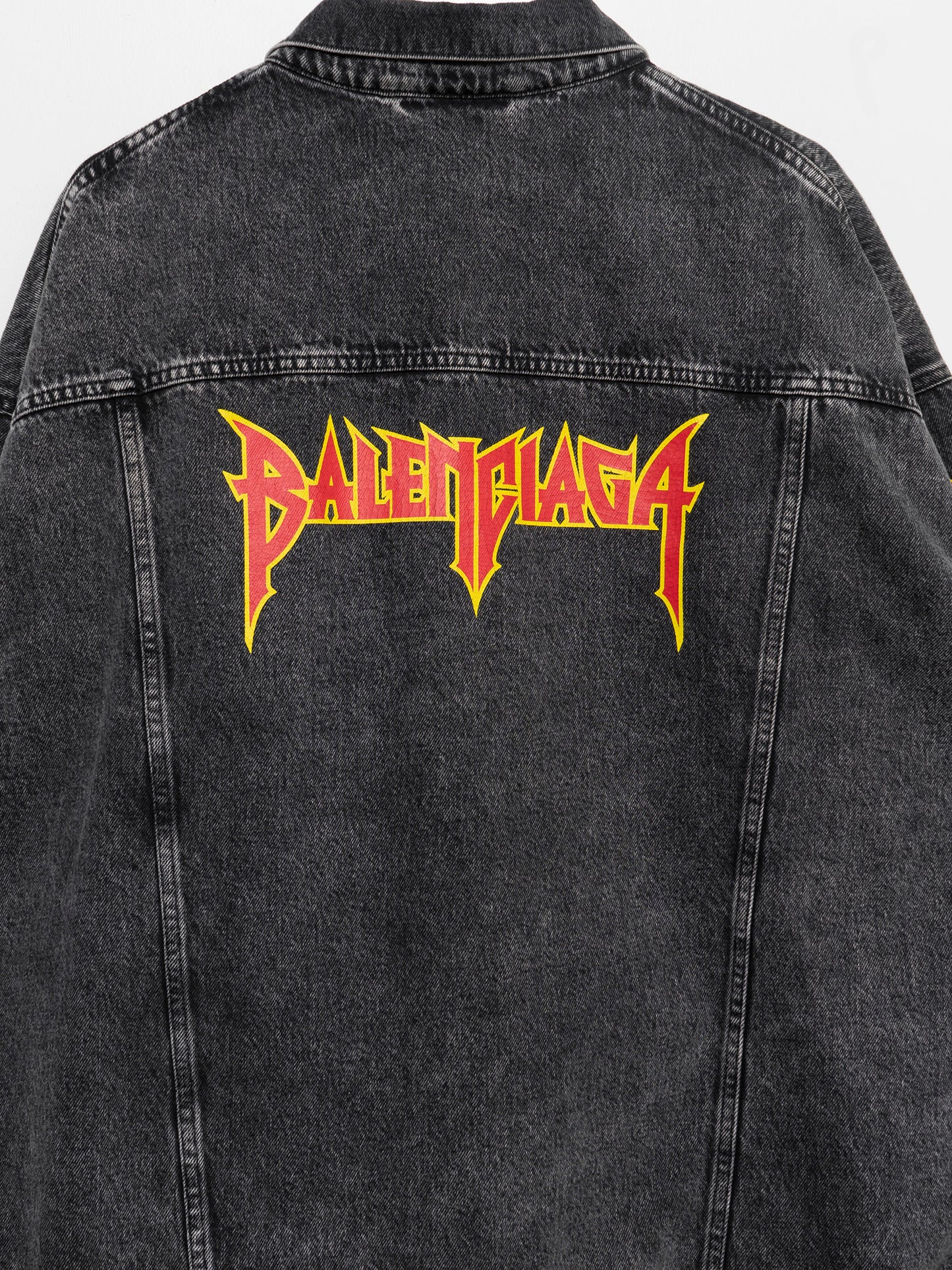 Oversized Metal Denim Jacket