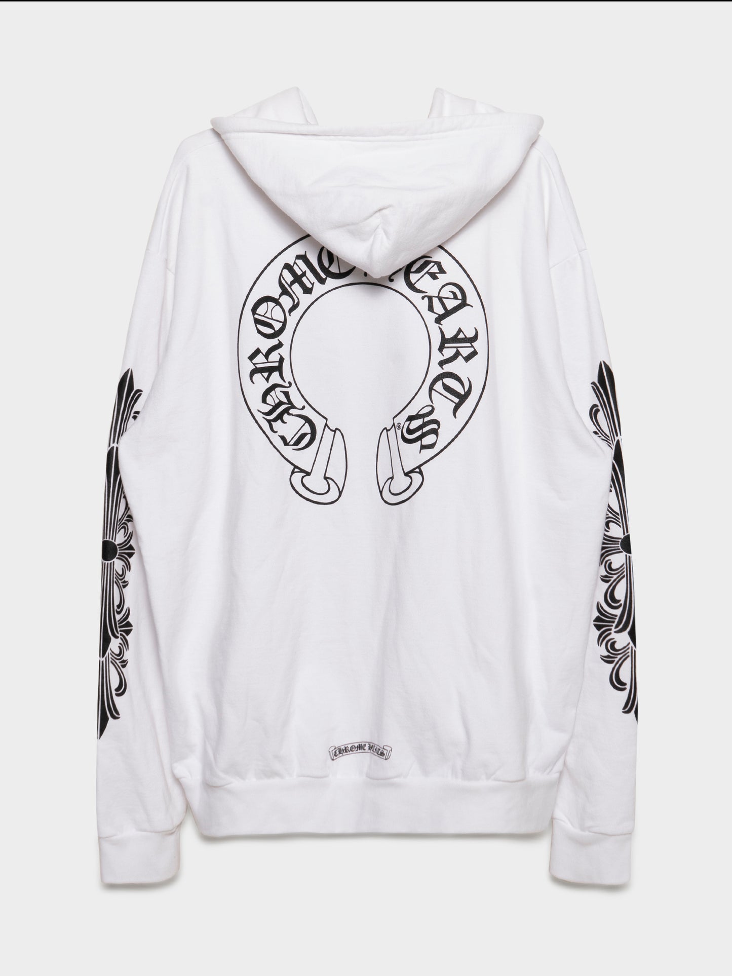 Horseshoe Floral Zip-Up Hoodie