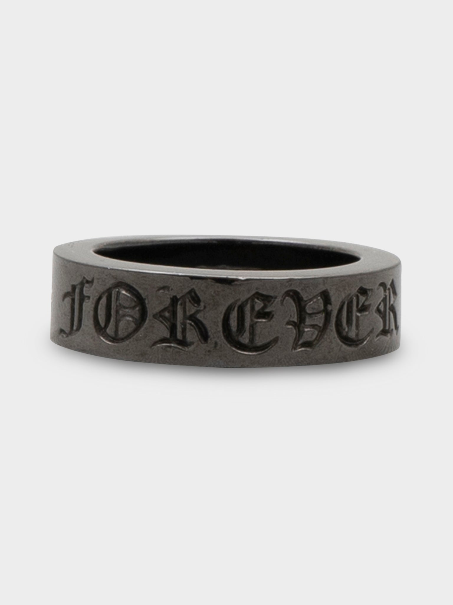 Chrome Hearts: Black Rhodium Forever Ring | Groupie