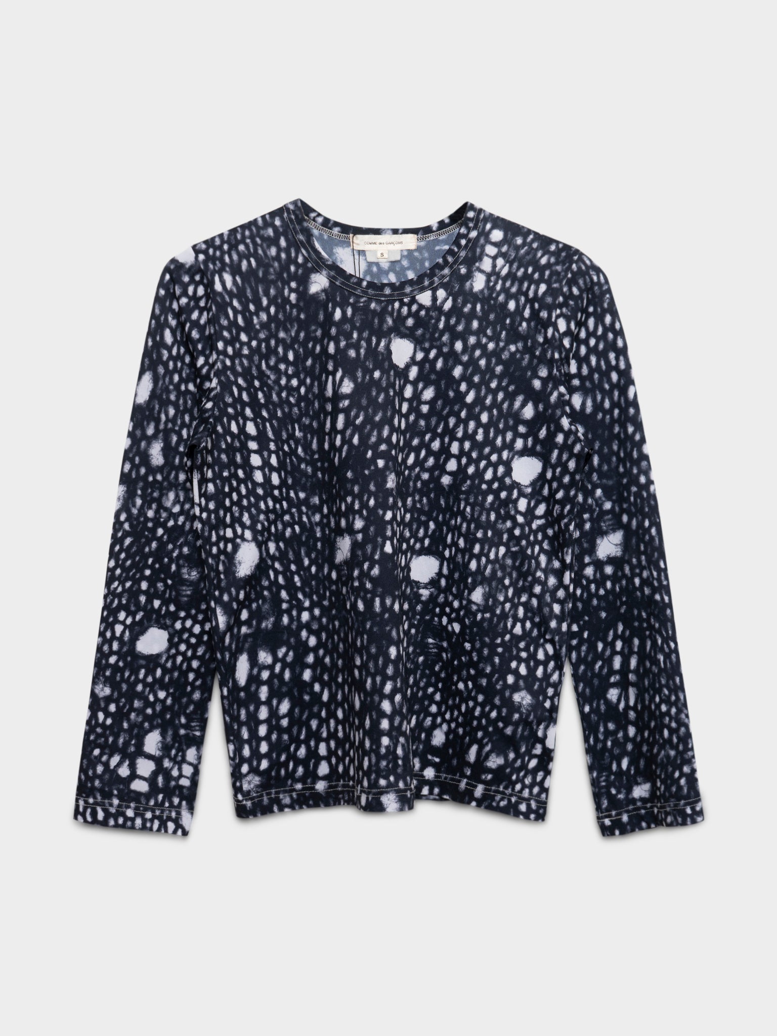 Comme Des Garcons: Trompe L'oeil Knit Sweater Longsleeve Shirt