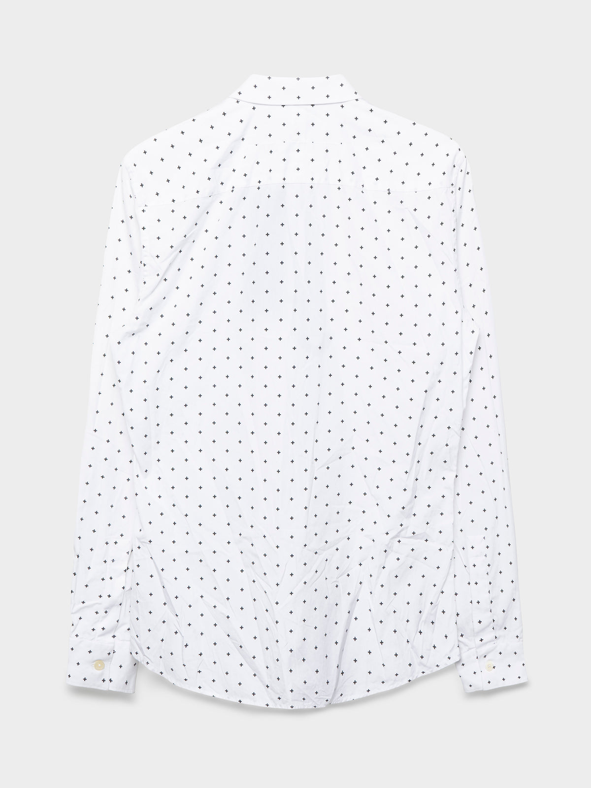 SS13 Cross Print Button Up Shirt