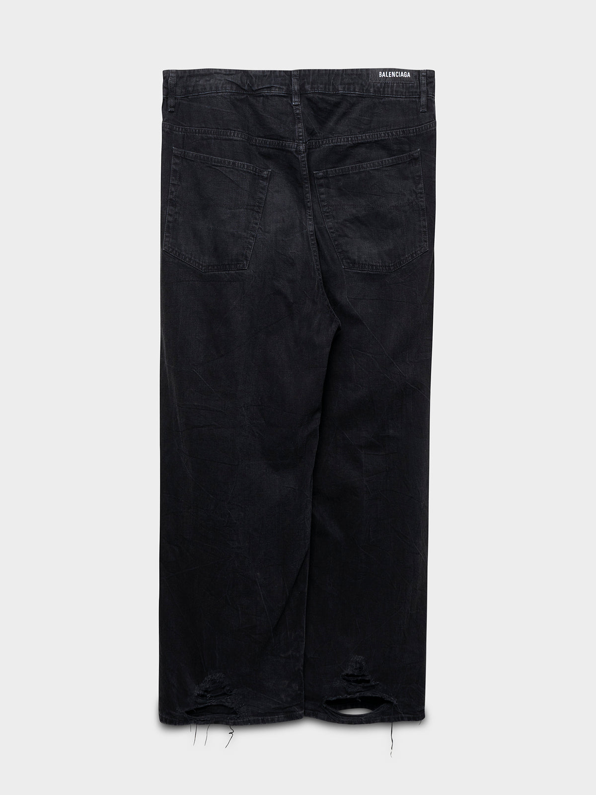 Drawstring Baggy Denim