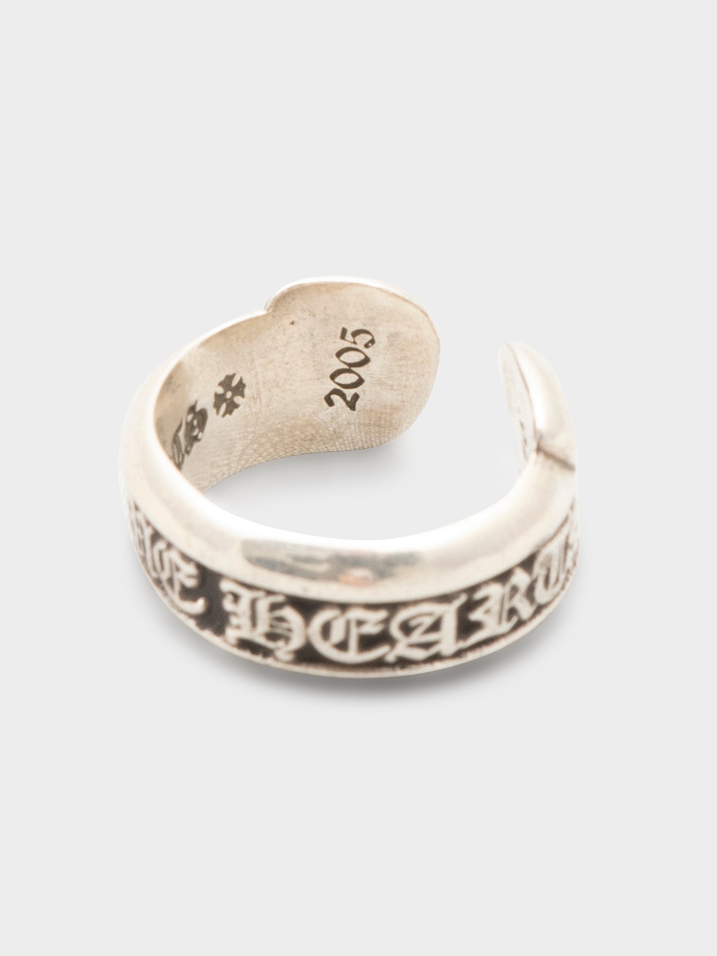 Small Scroll Label Ring