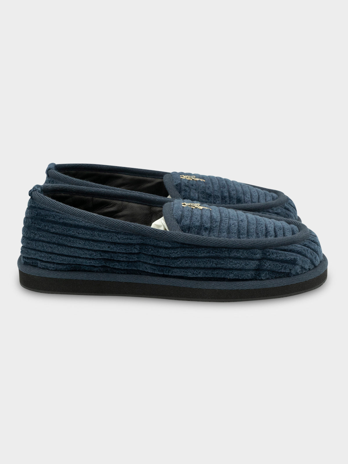 Navy Dagger Loafers