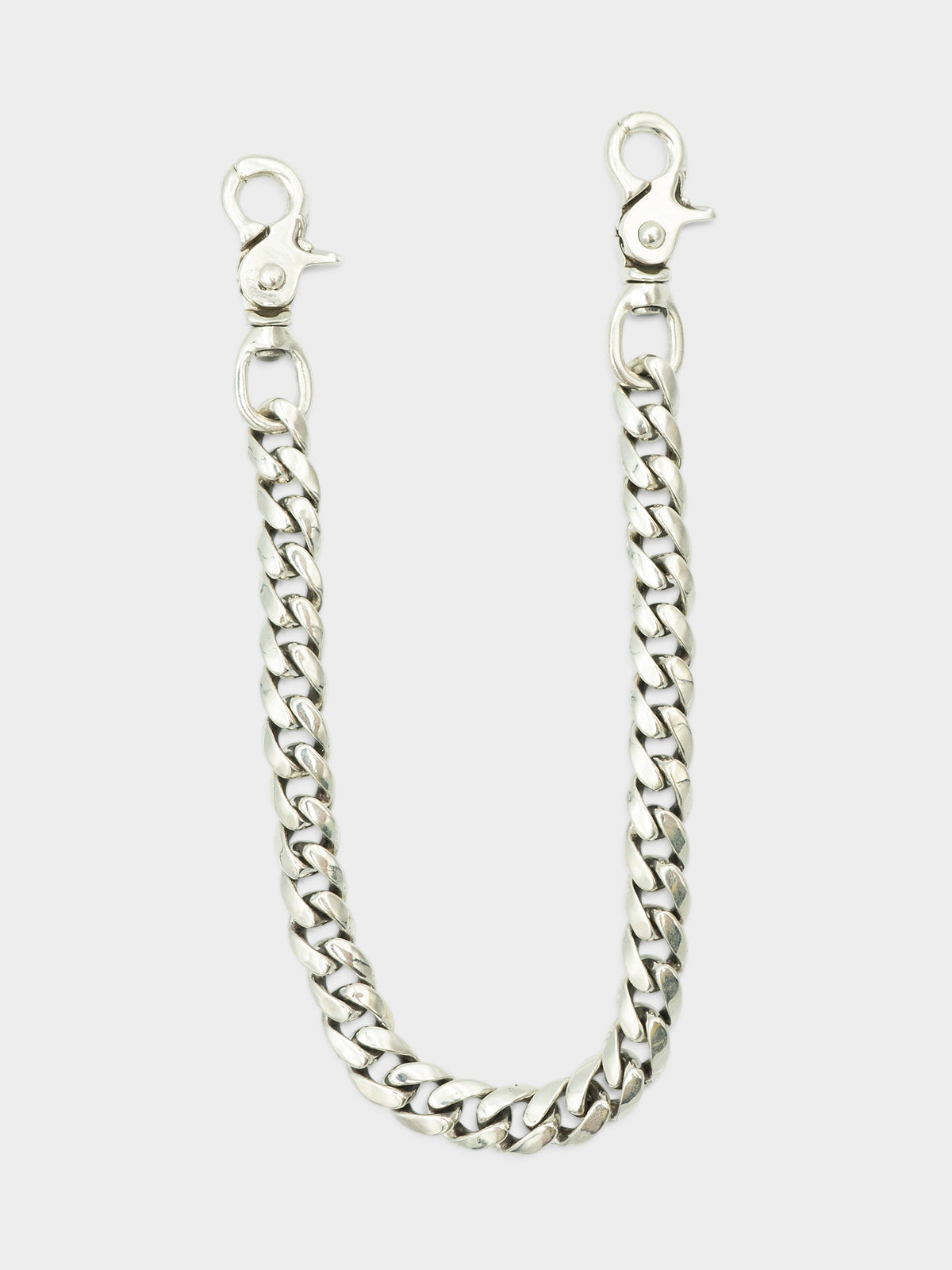 19.5” Double Lobster Cuban Wallet Chain