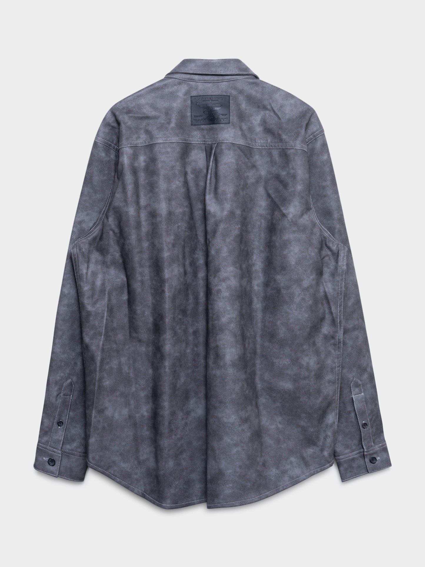 Hook and Eye Leather Shirt