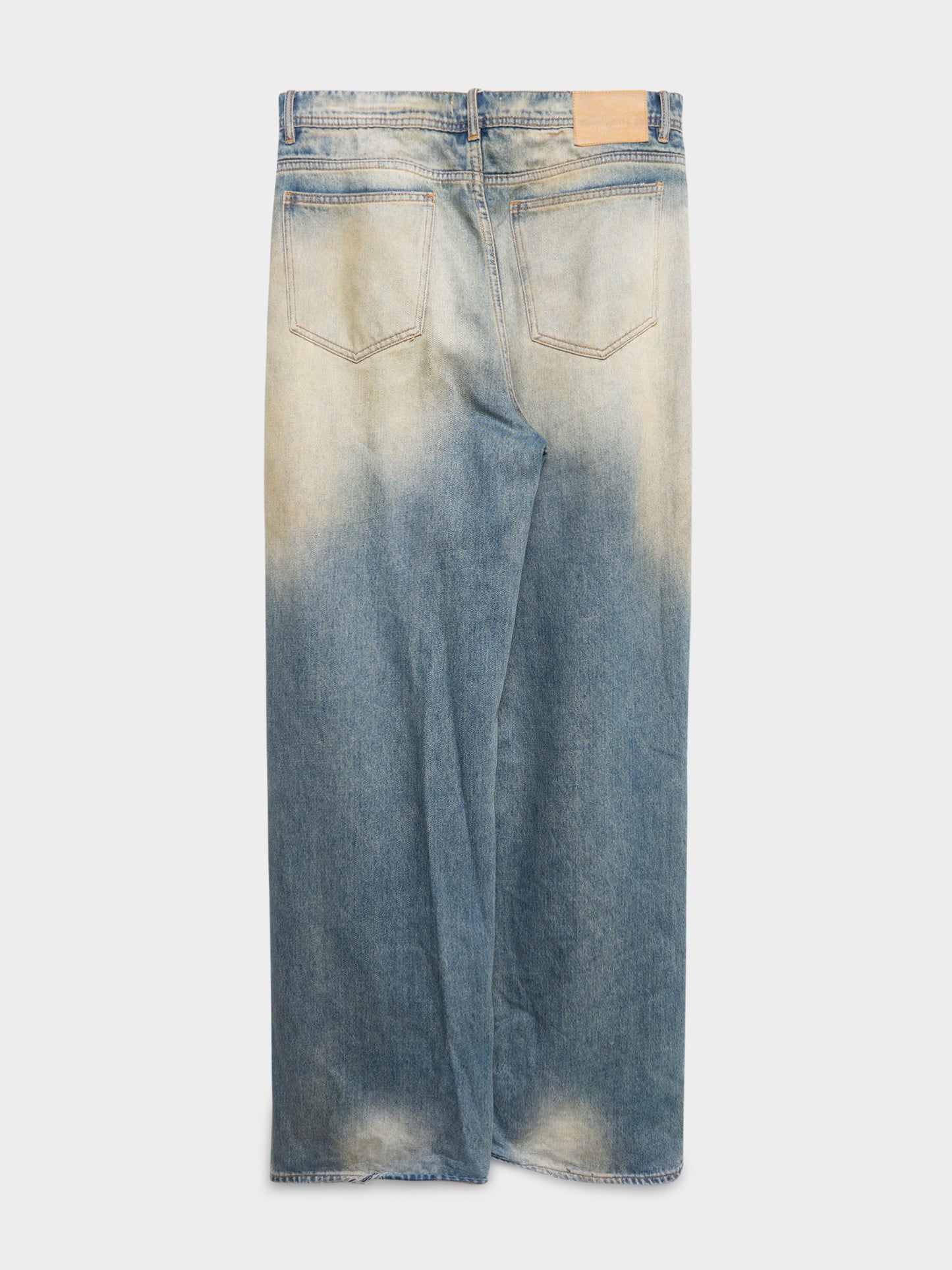 Corpse Pose Baggy Thrashed Jeans