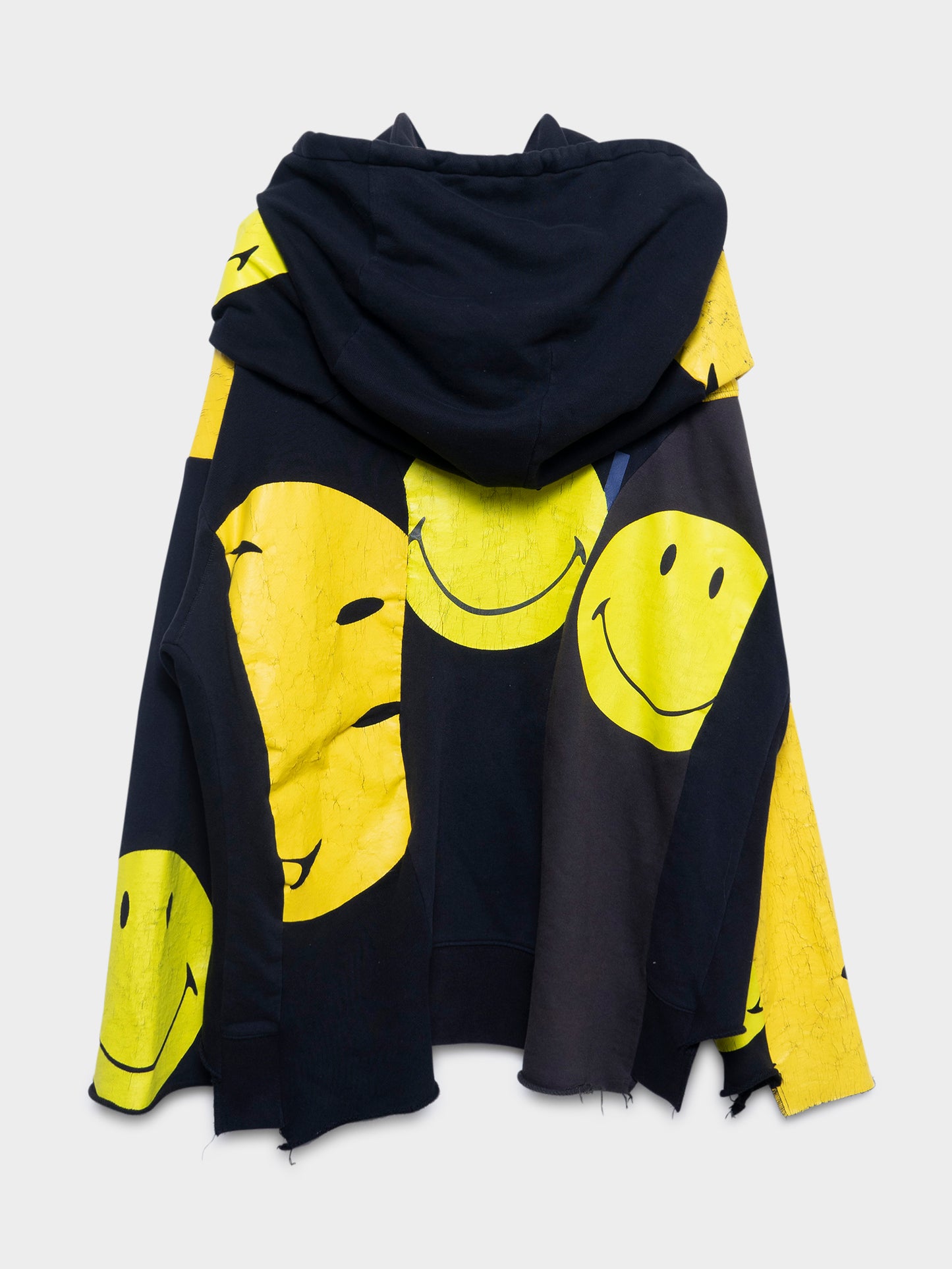 Reconstructed Smiley Hoodie