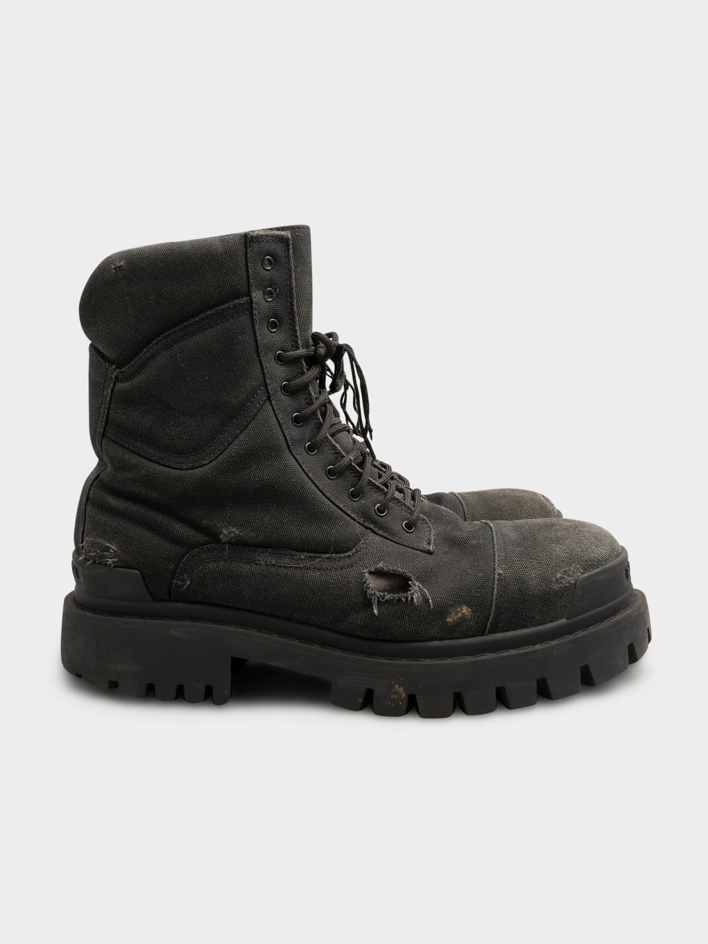 Distressed Strike Boots