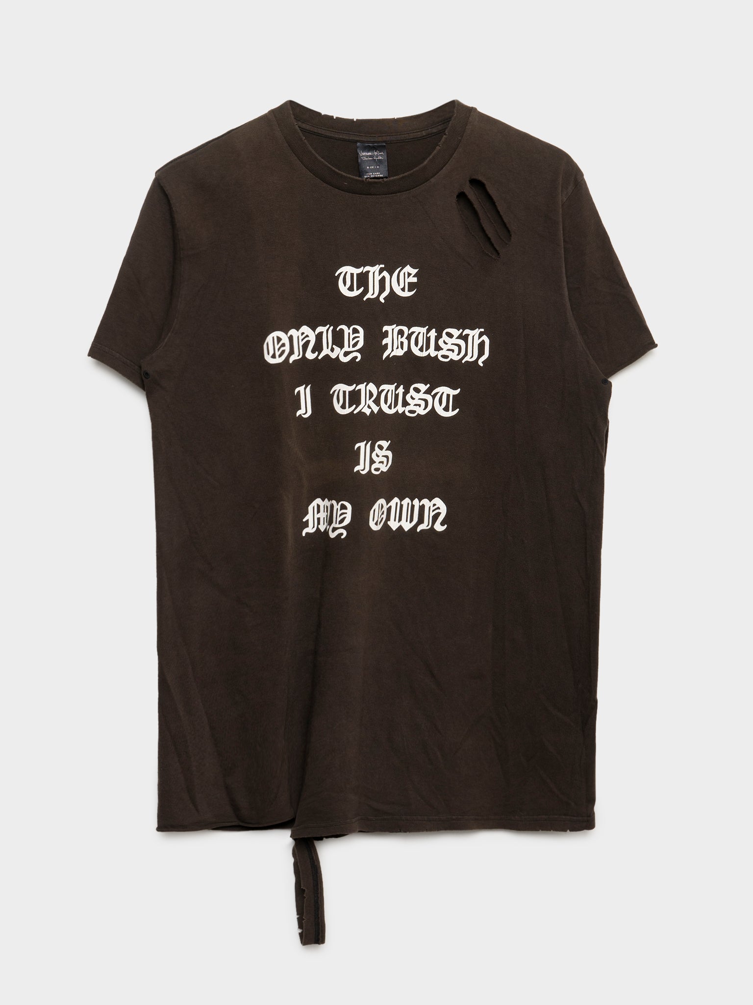 Number (N)ine: Anti-War Bush T-Shirt | Groupie