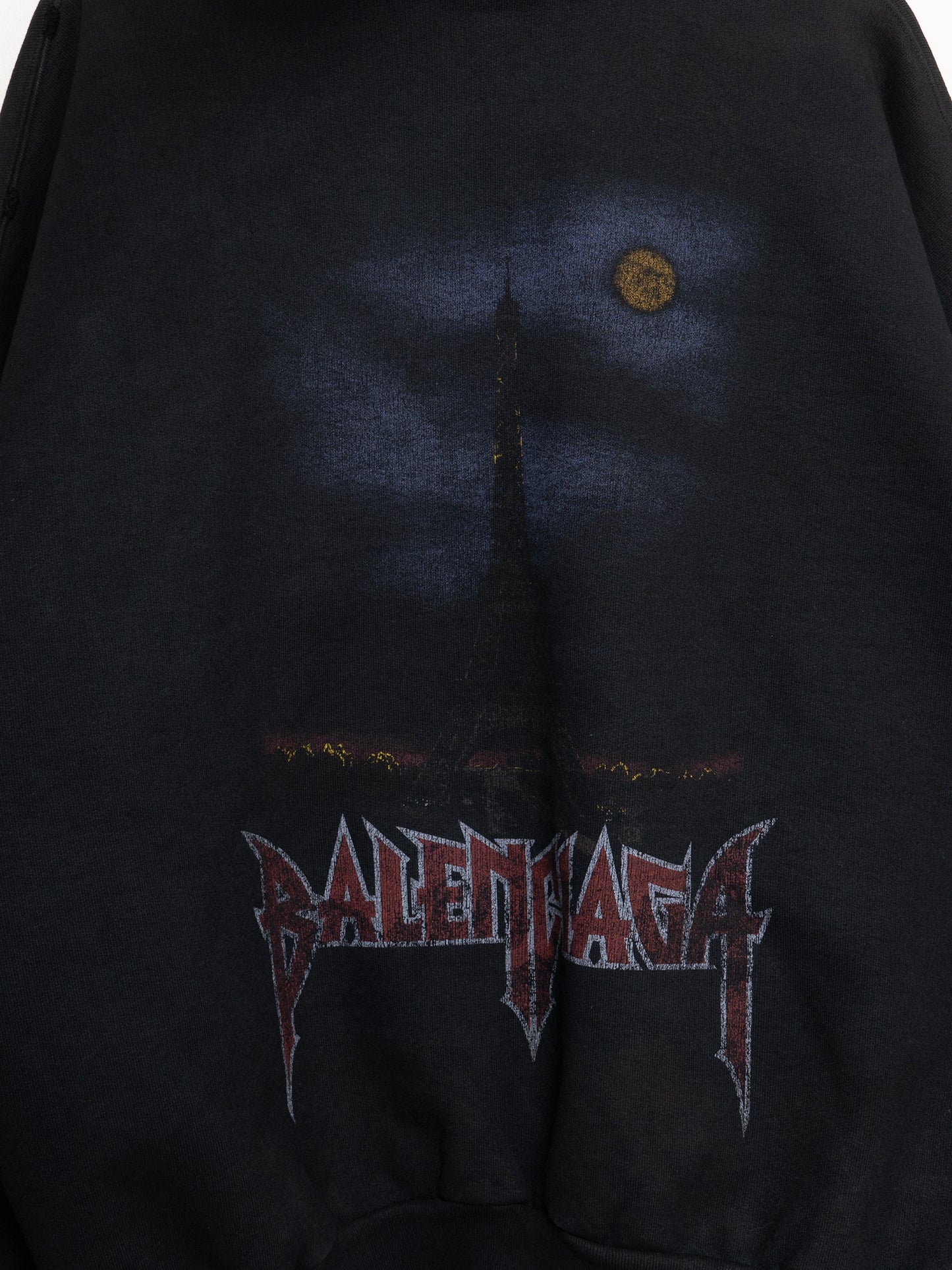 Heavy Paris Moon Zip-Up Hoodie