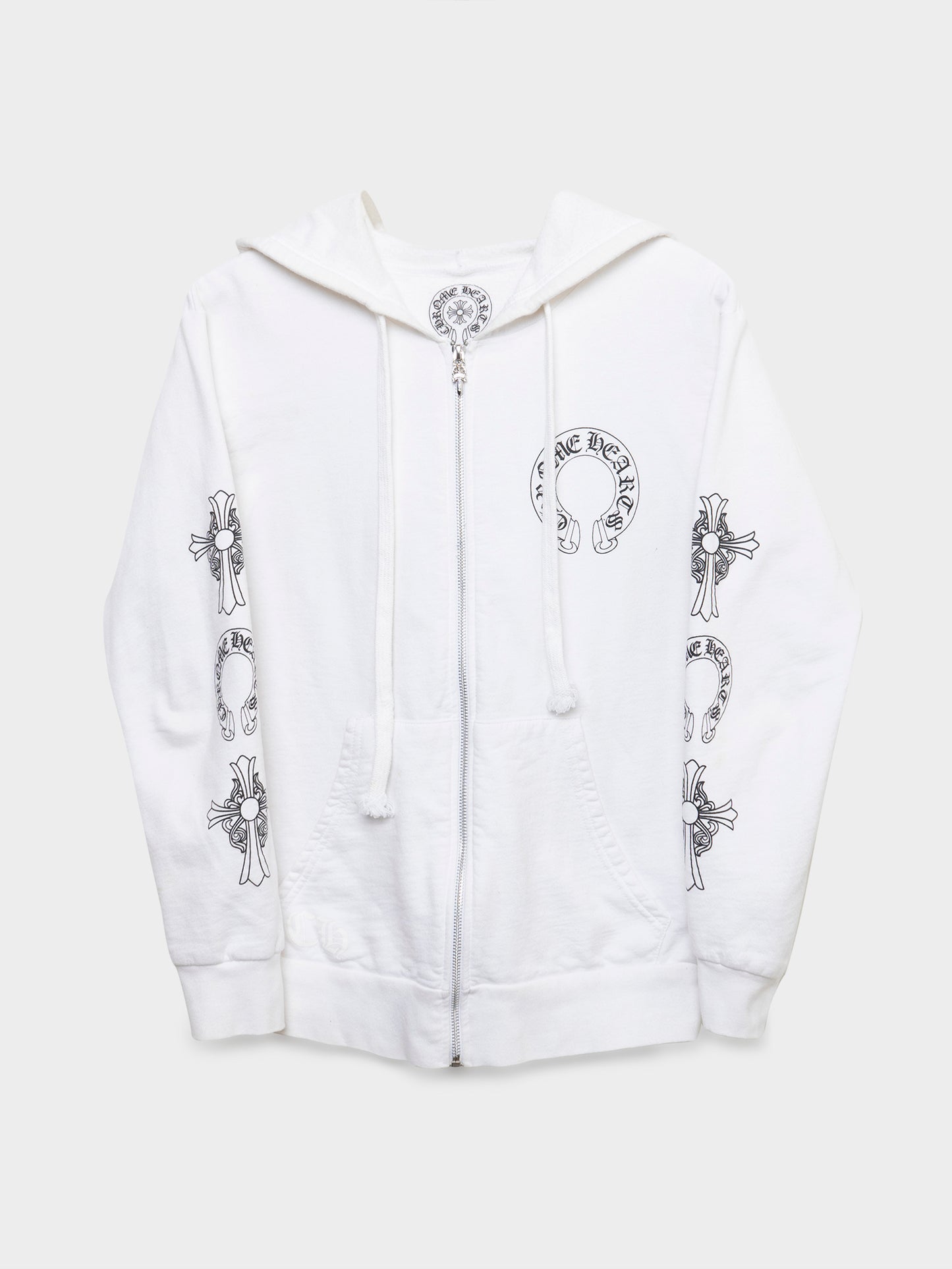 Multi Logo T-Bar Zip-Up Hoodie