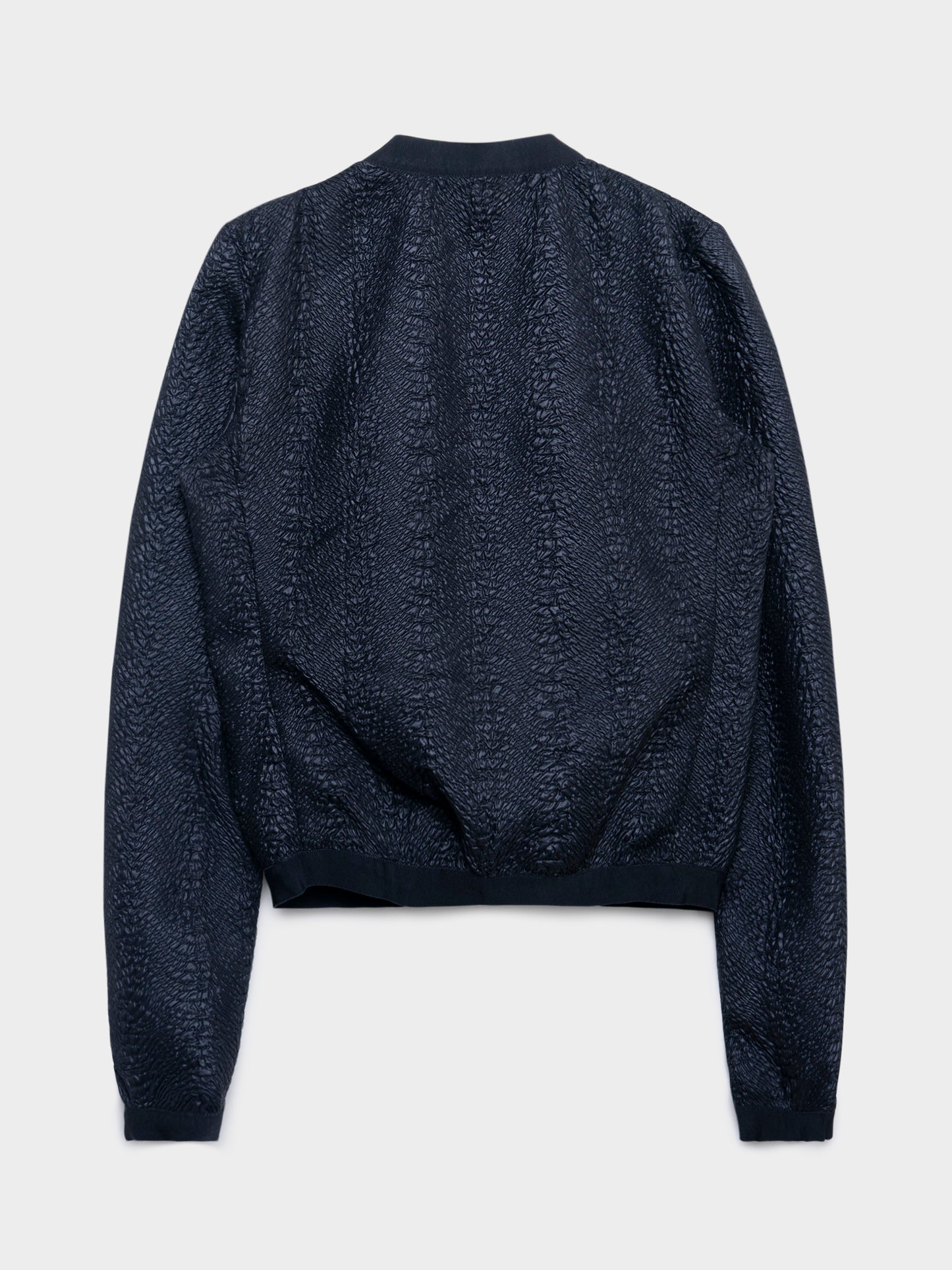 Textured Bomber Jacket