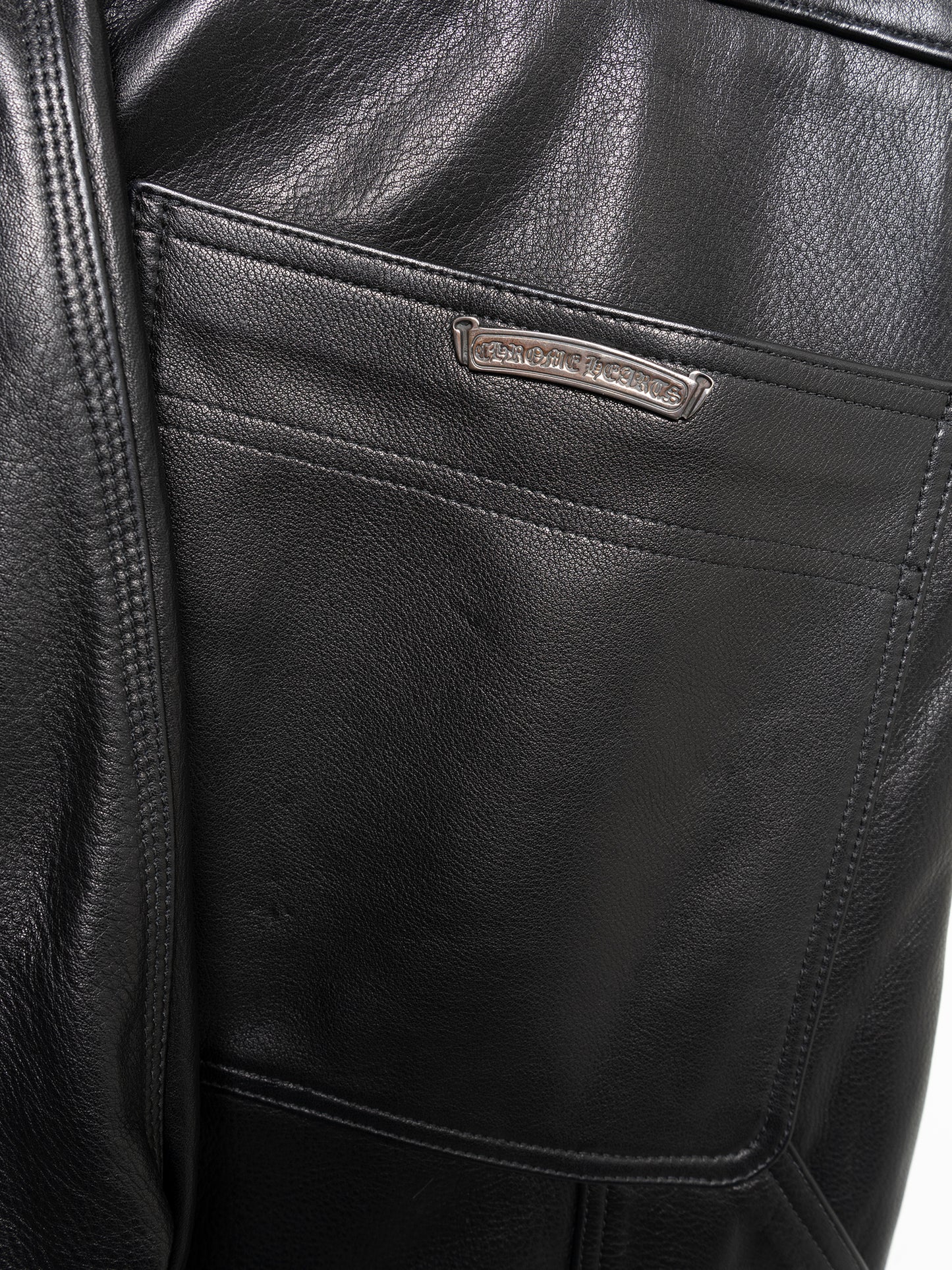 Leather Fleurknee Pants