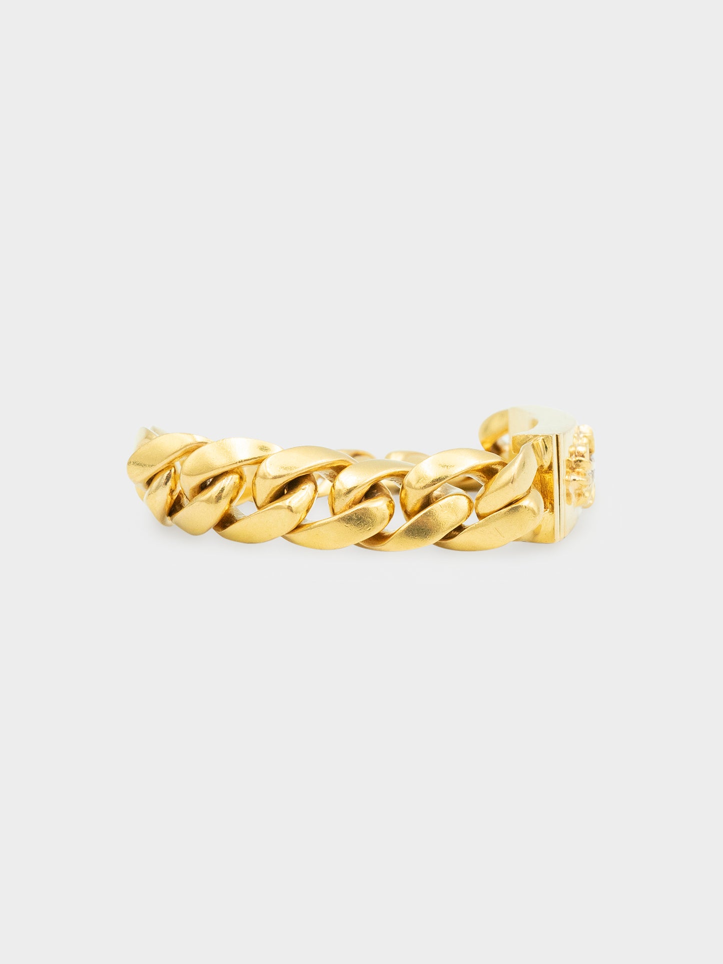 22K Diamond Floral ID Bracelet
