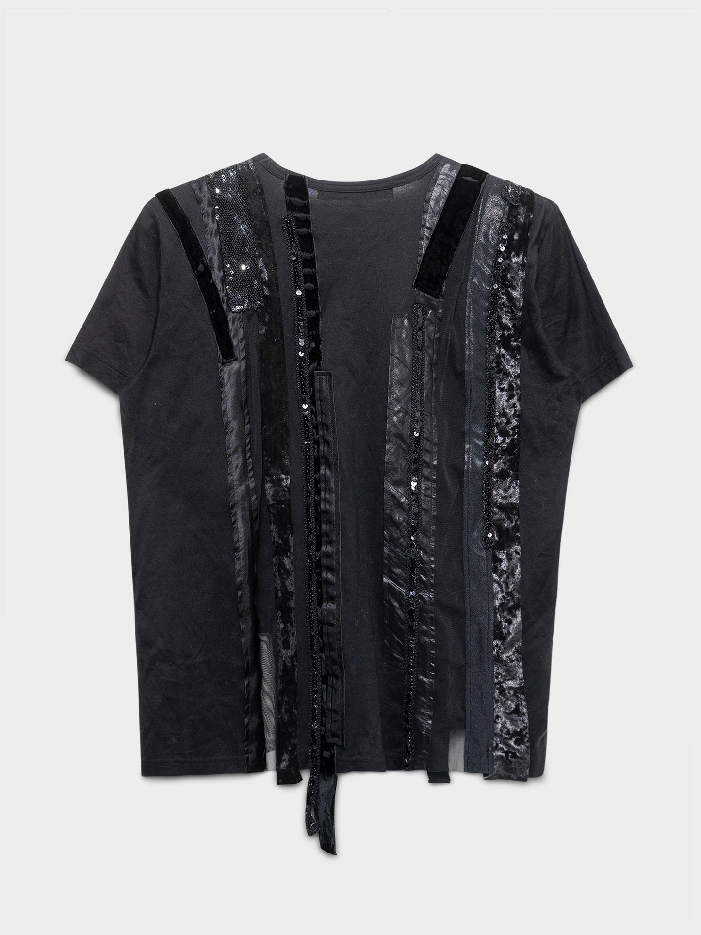 Velour Patchwork T-Shirt
