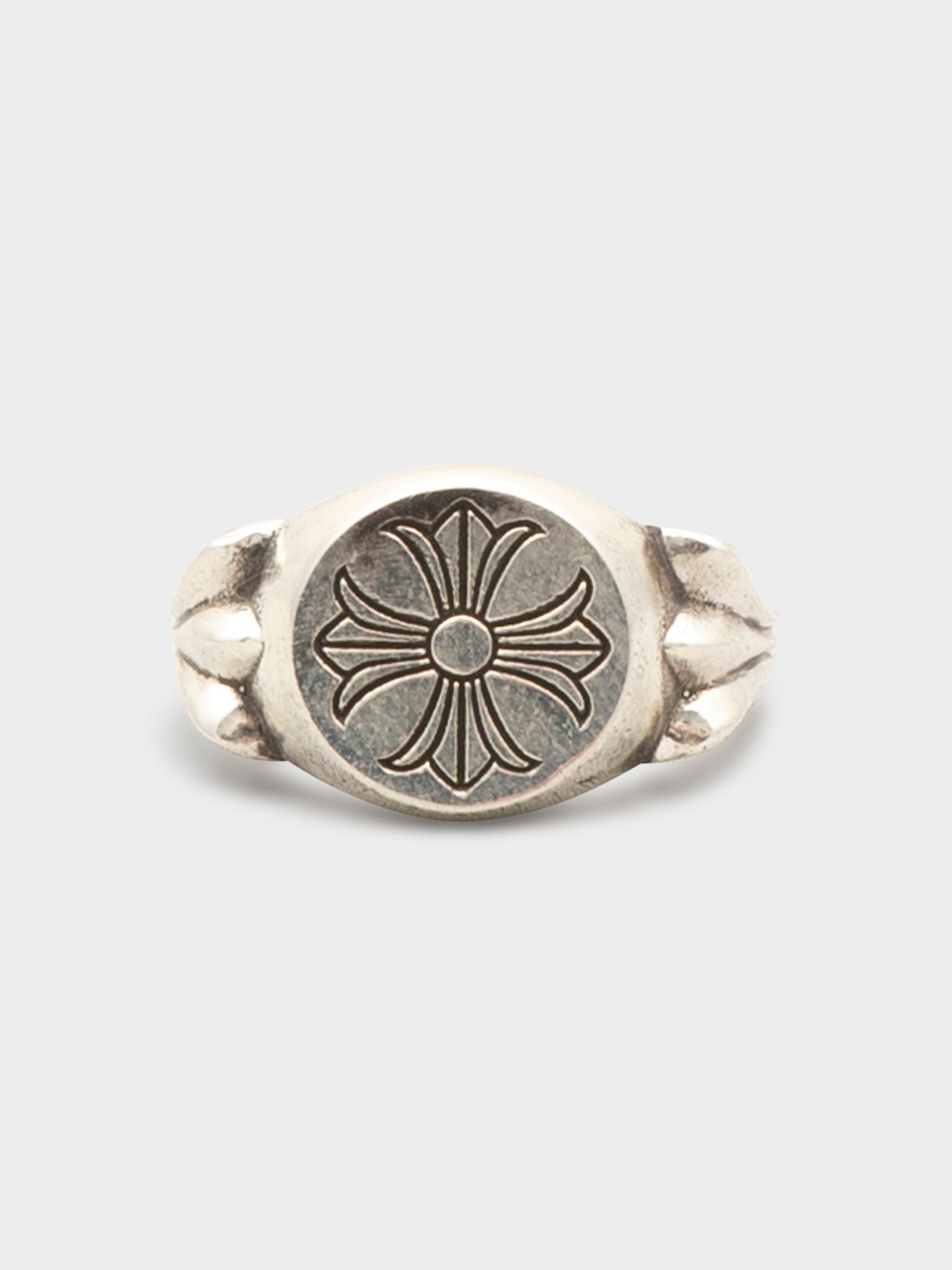 Chrome Hearts: Plus Stamp Ring | Groupie