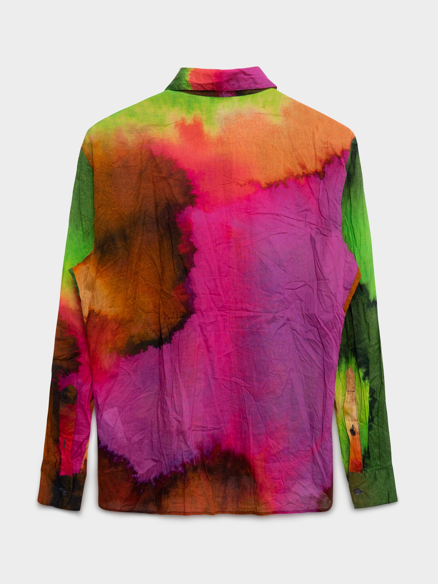 Tie-Dye Button-up Shirt
