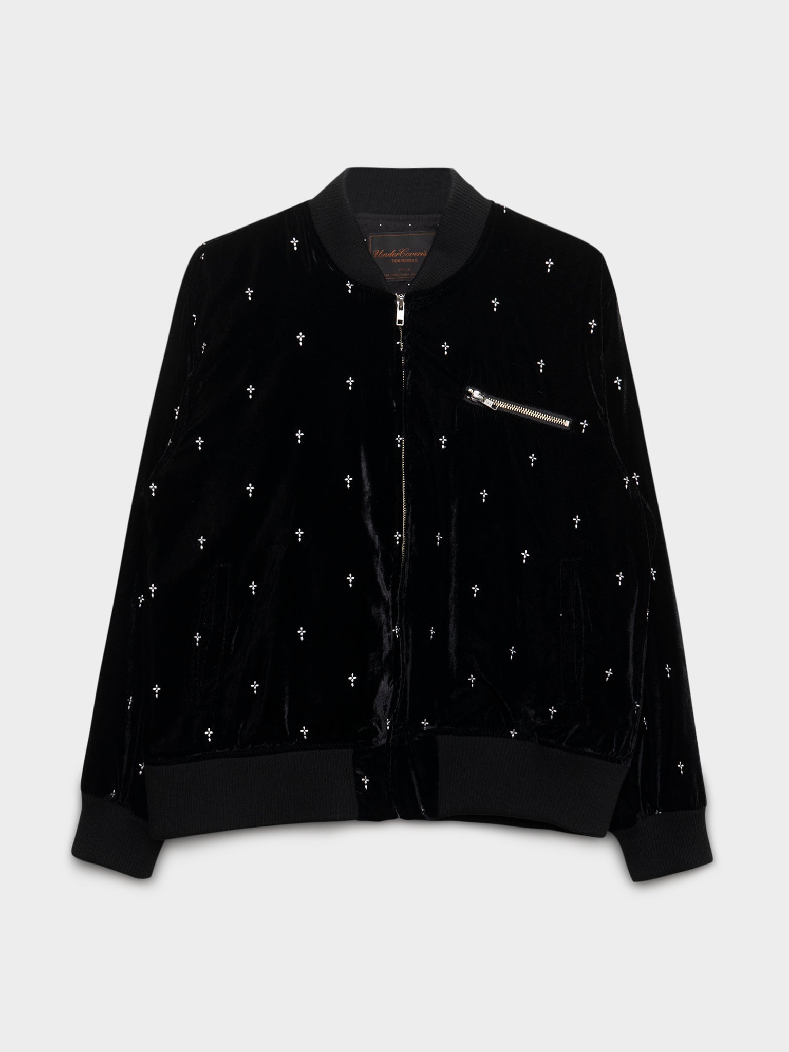 Buy Undercover Witch's Cell Division Velour Cross Jacket Online at