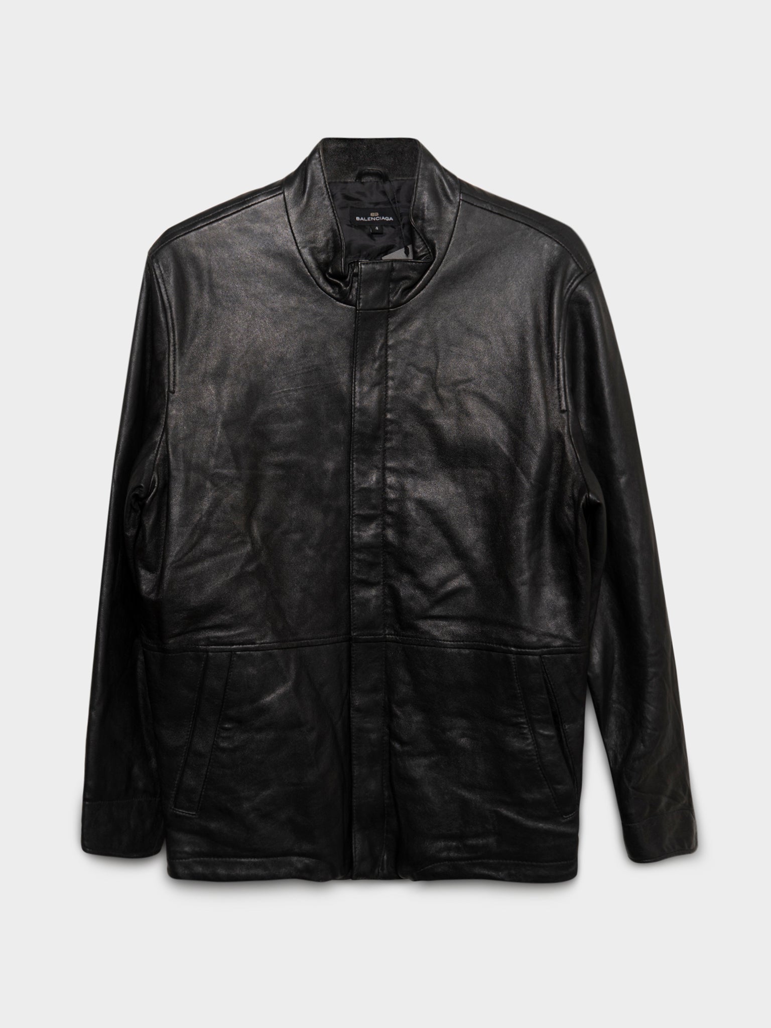 Balenciaga: Leather Racer Jacket | Groupie