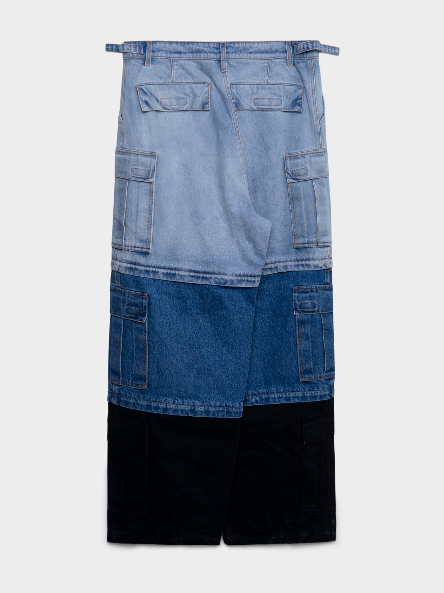 Deconstructed Triple Cargo Pants
