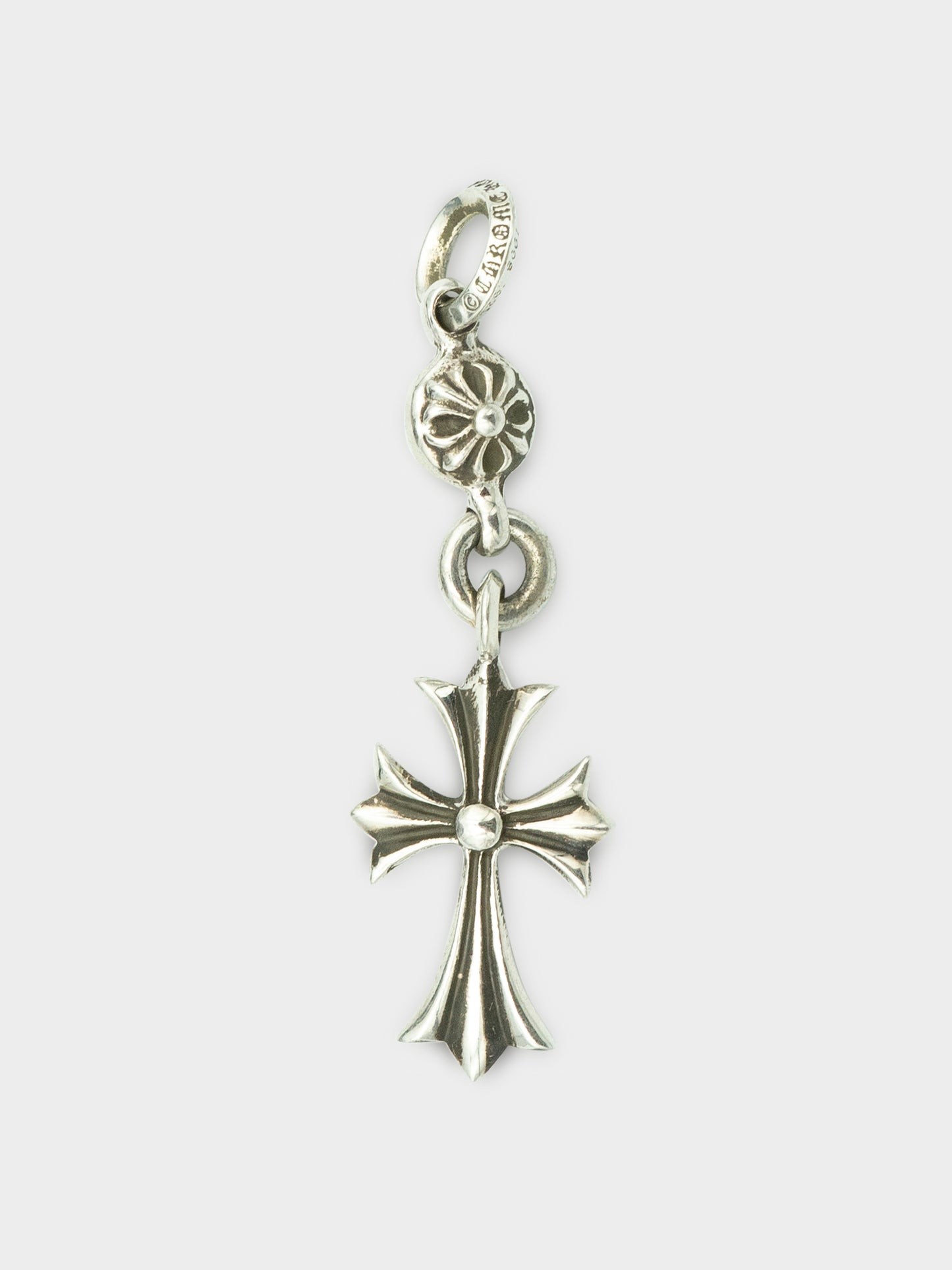 Tiny CH Crossball Pendant