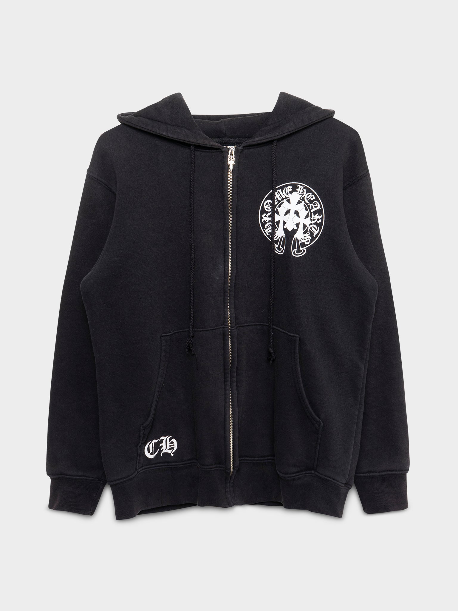 Chrome Hearts: Thermal Horseshoe Triple Cross Zip-Up Hoodie | Groupie