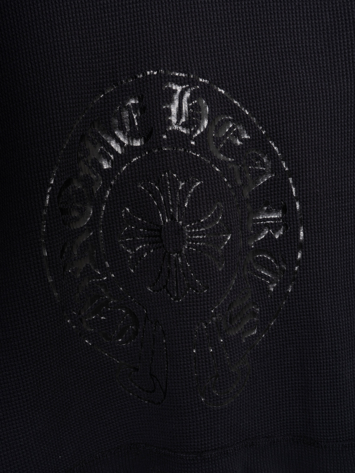 Black/Black Thermal Hoodie