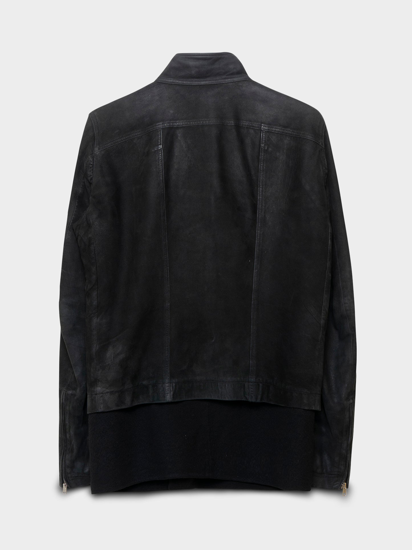 FW15 'Sphinx' Cashmere-Lined Lamb Leather Mollino Jacket
