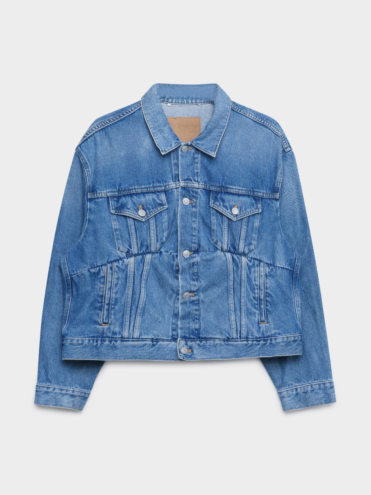 Buy Balenciaga Swing Denim Jacket Online at Groupie