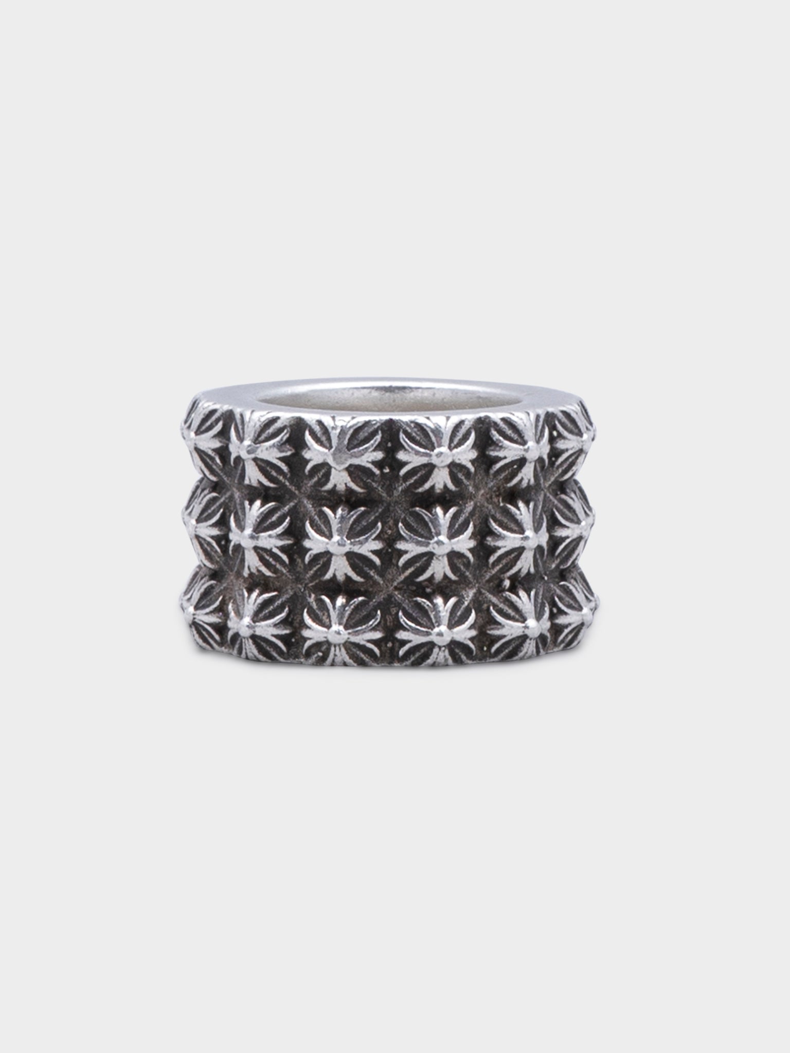Chrome Hearts: Triple Pete Punk Ring | Groupie