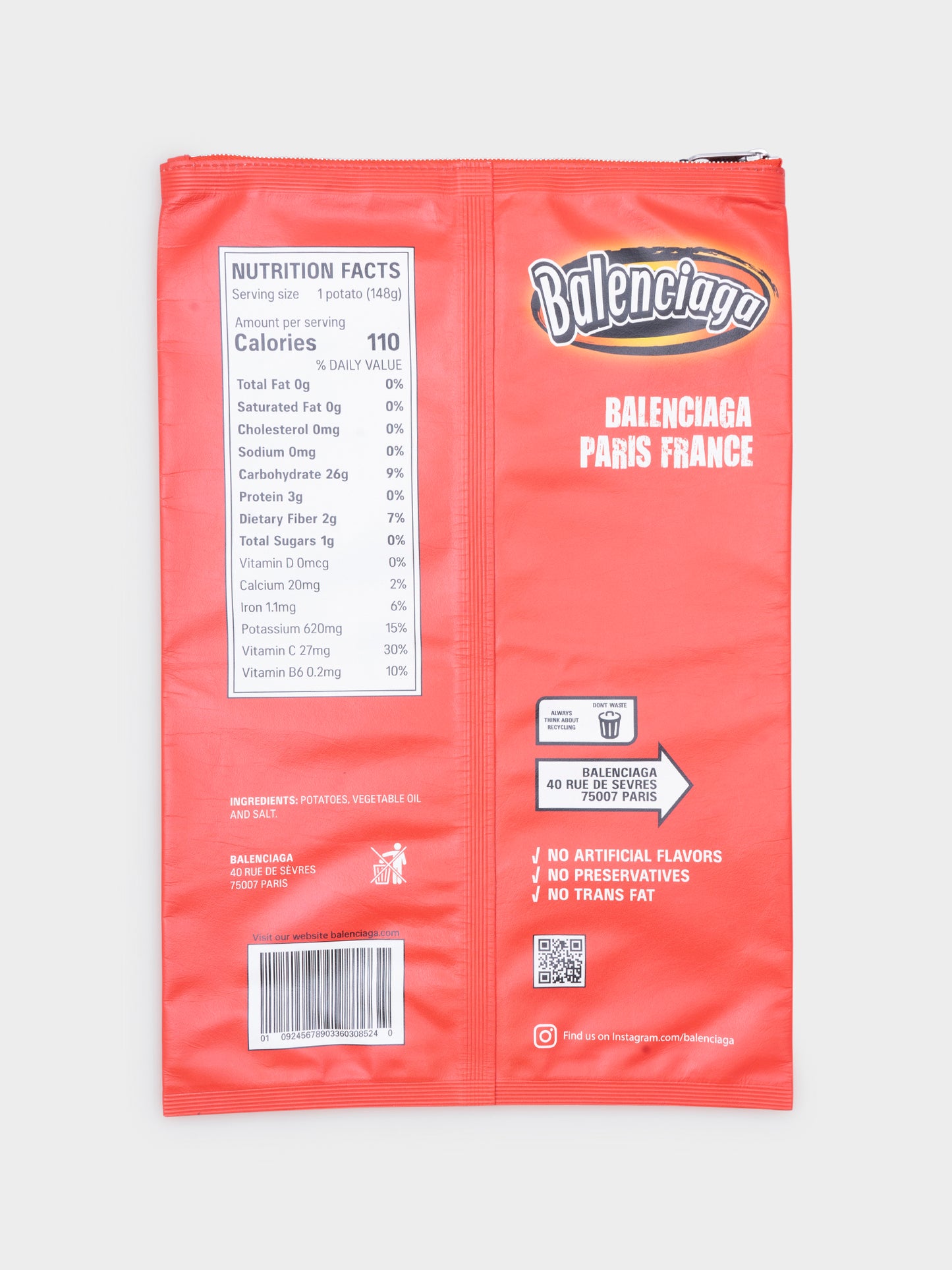 Spicy Chili Leather Chip Bag