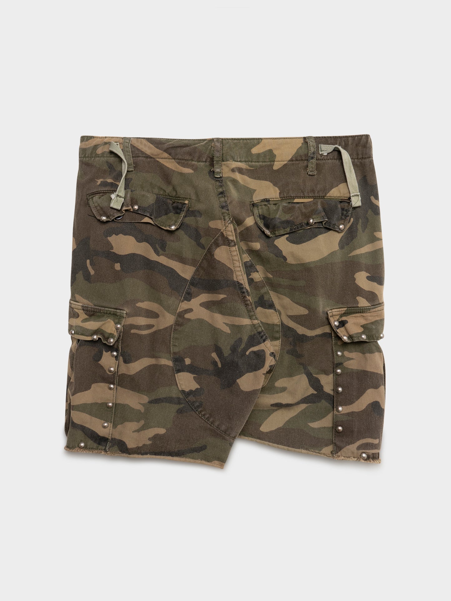 Camo Studded Shorts