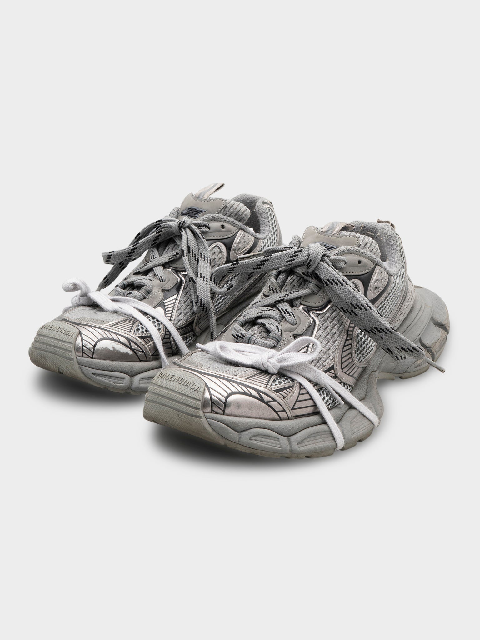 BALENCIAGA グレー スニーカー 箱付き サイズ40 Balenciaga: Grey XL Sneakers | Groupie
