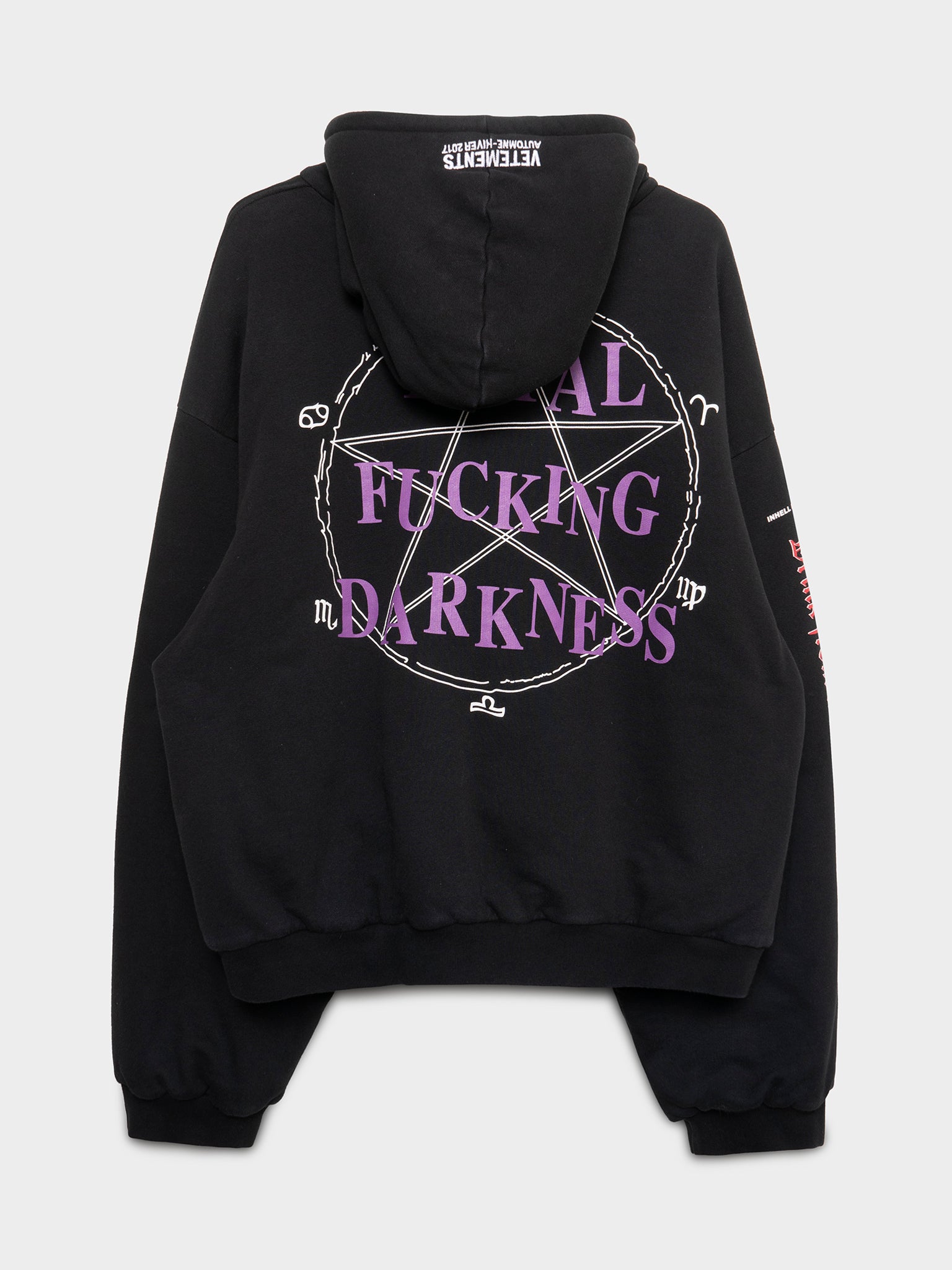 トップス VETEMENTS 17aw tfd foodie Vetements: Reversible TFD / Gun Club Hoodie | Groupie