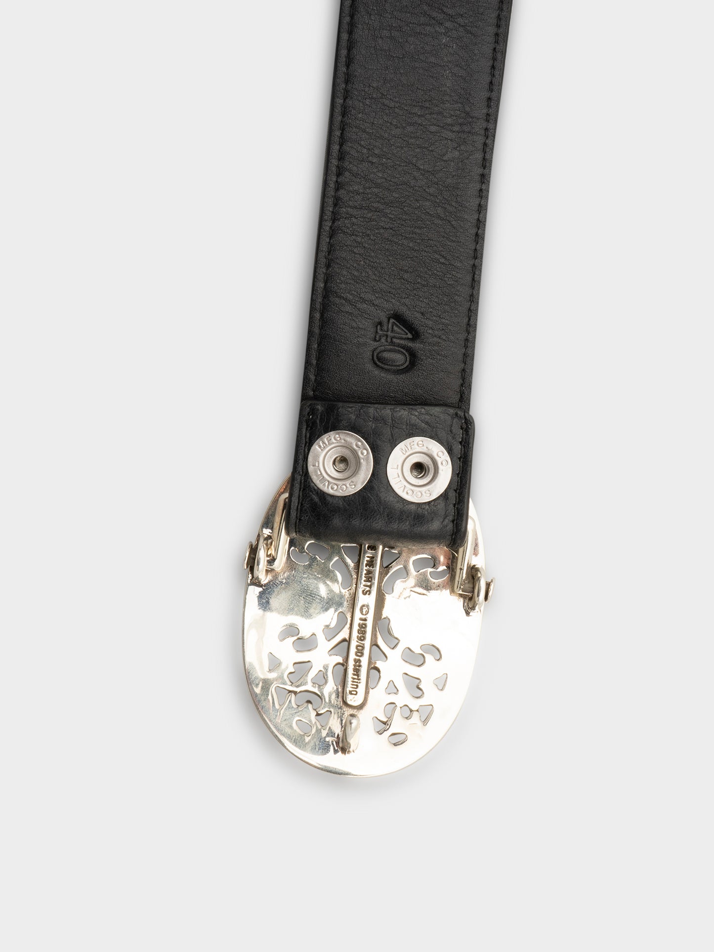 Oval Cross Buckle Belt (40)