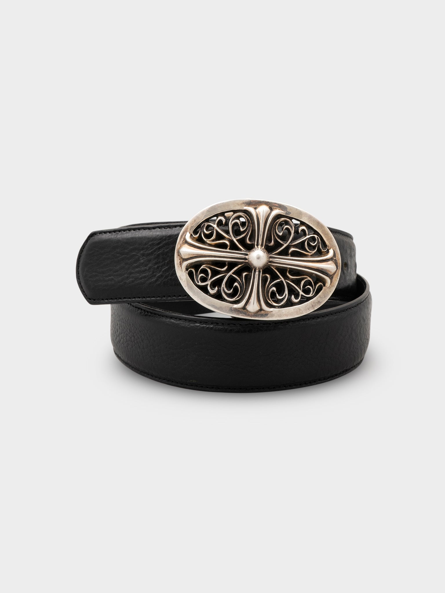 Chrome Hearts: Oval Cross Buckle Belt | Groupie