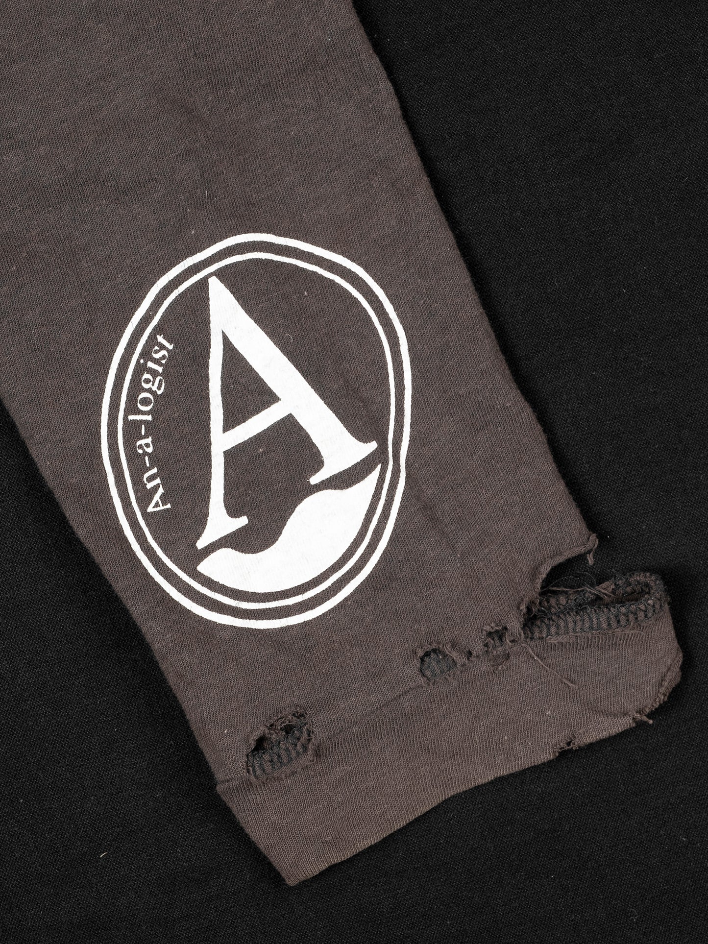 'SCAB' Distressed Layered Longsleeve